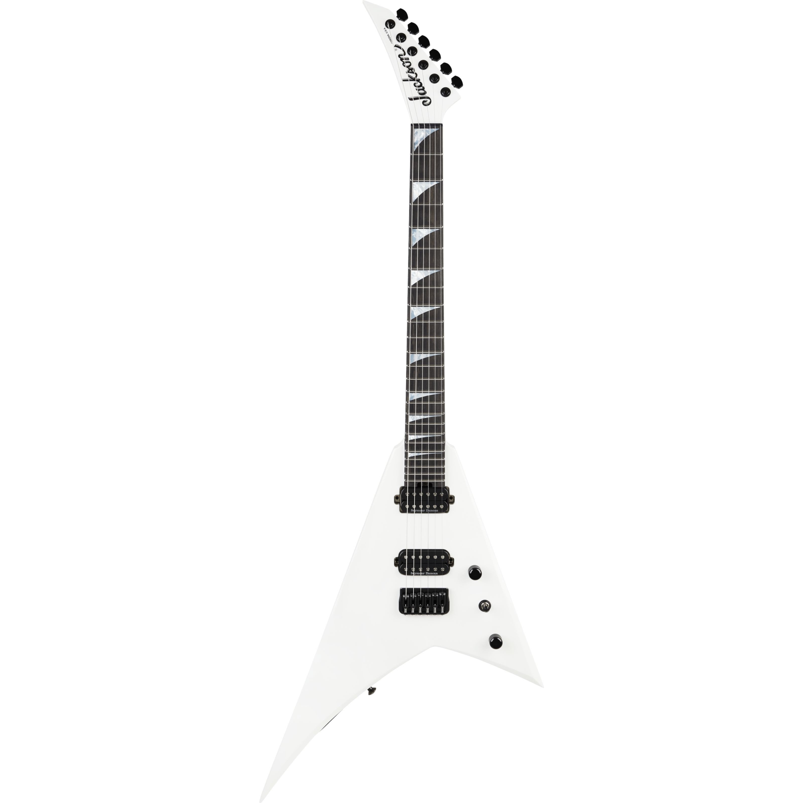Jackson E-Gitarre, E-Gitarren, Andere Modelle, American Series Rhoads RR24 HT Snow White - E-Gitarre