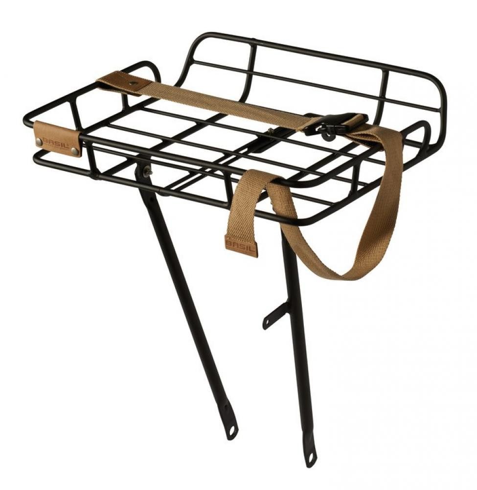 Basil Fahrrad-Gepäckträger Basil Gepäckträger Portland für VR Alu schwarz 26-28" m.Strebe m.Umran
