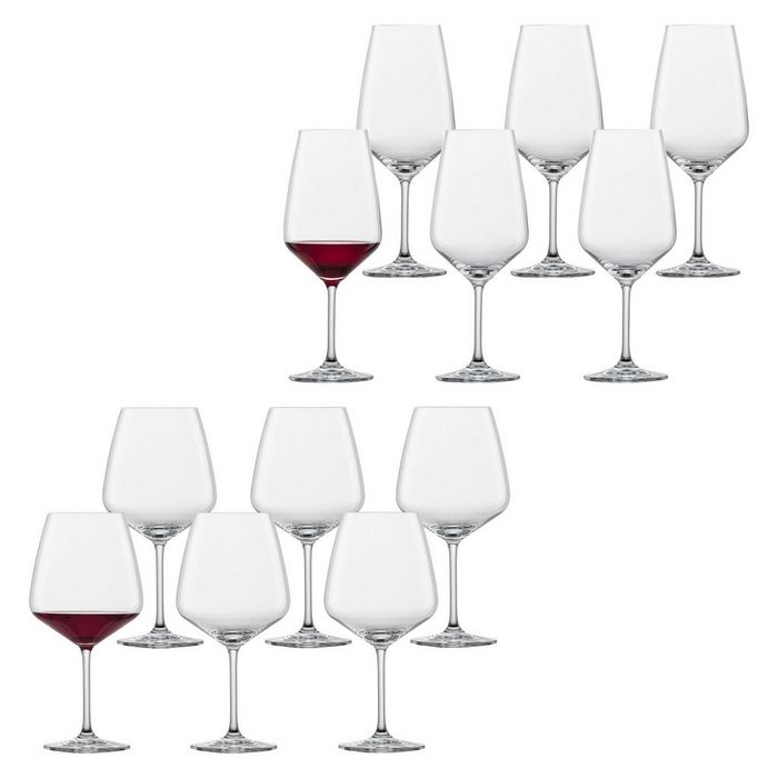 SCHOTT-ZWIESEL Rotweinglas Taste Bordeaux- & Burgundergläser 656 ml & 790 ml Glas