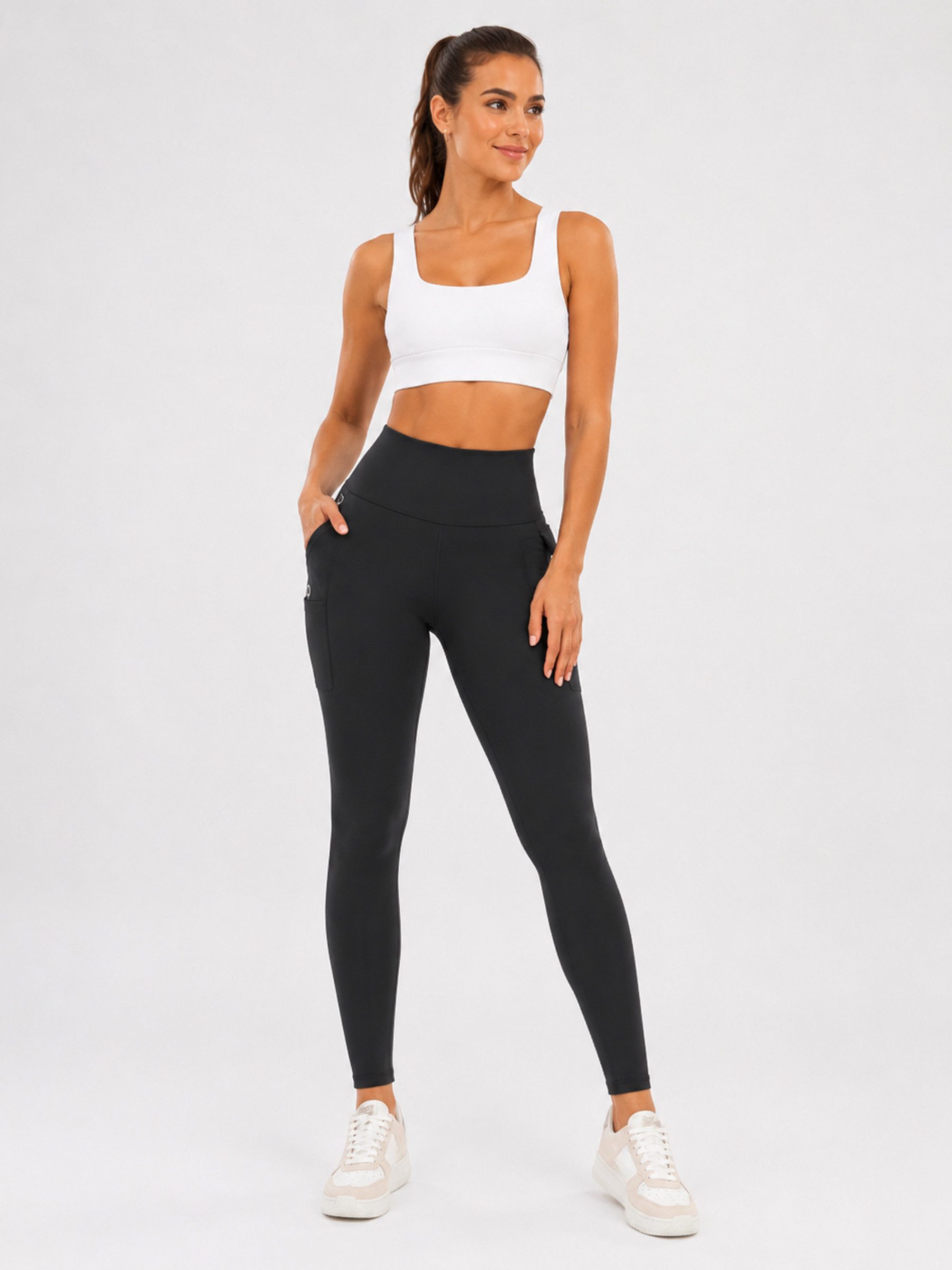 Leggings High-Waist Leggings Damen – lange Yoga Sporthose