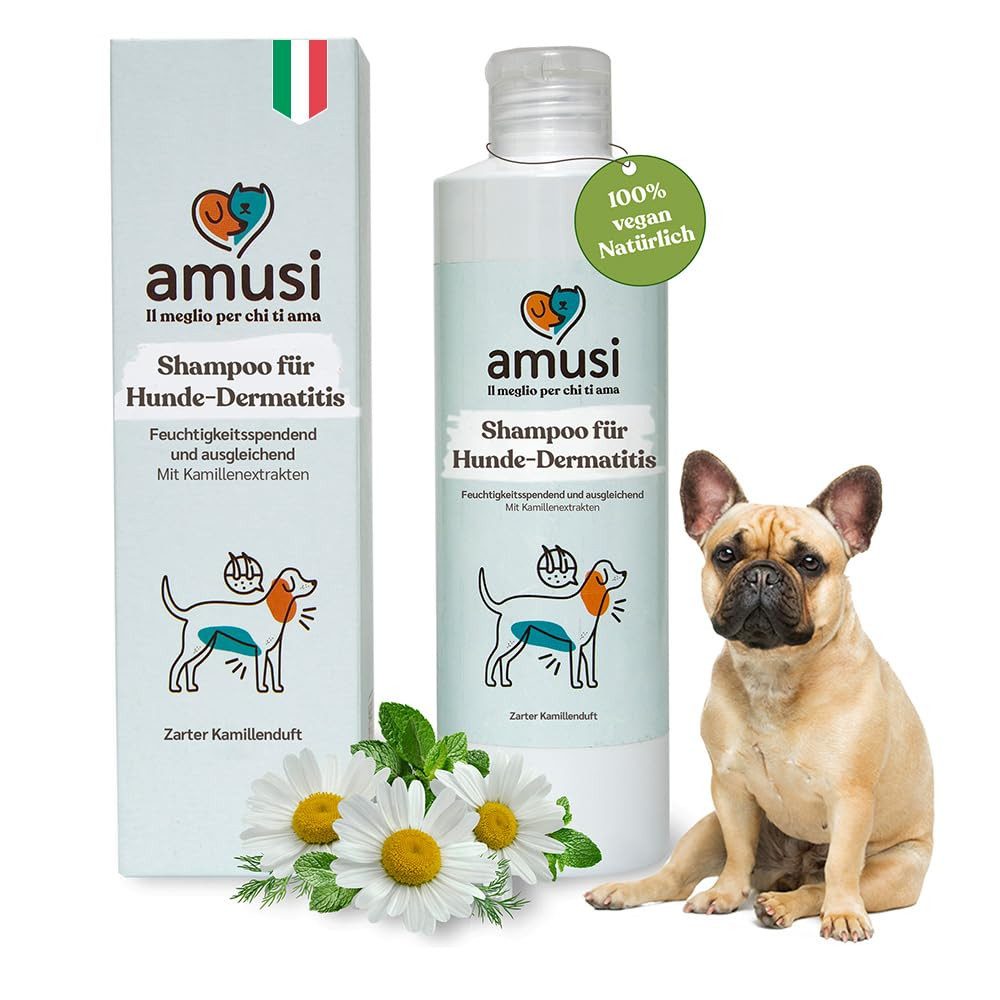 Tiershampoo Dermatitis-Hundeshampoo sensitiv mit Duft - Hergestellt in Italien