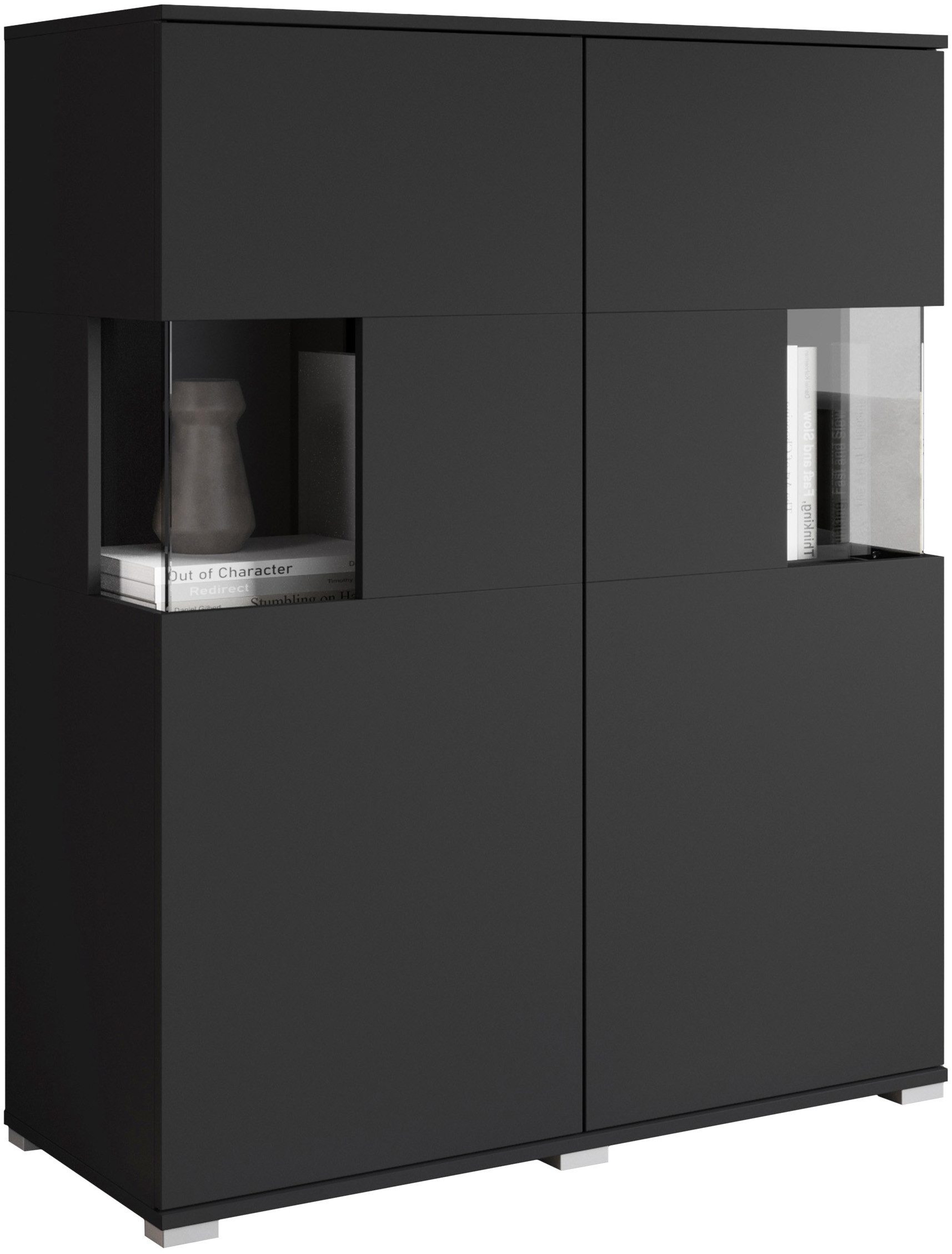 INOSIGN Highboard "Kenia", (1 St.), Modernes Highboard mit Glastüren, Breit günstig online kaufen