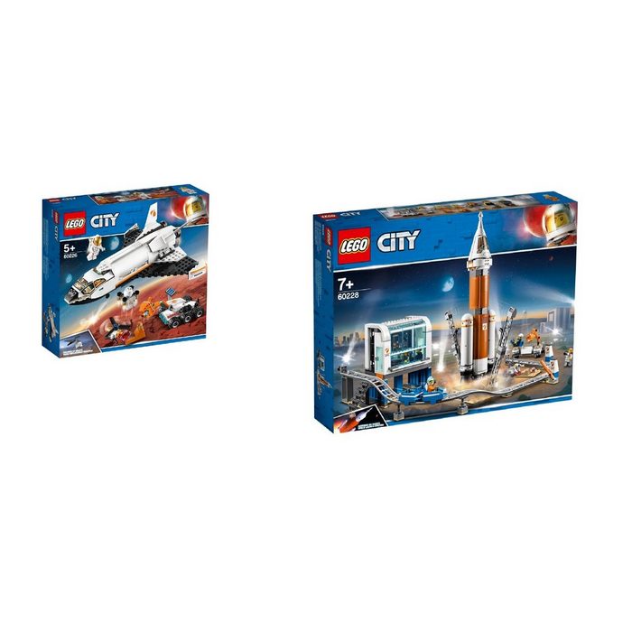 LEGO® Konstruktions-Spielset City 2er Set: 60226 Mars-Forschungsshuttle + 60228