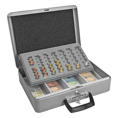 WEDO Geldkassette »Maxi«, mit 4 Geldscheinfächern und 8 Münzschächten