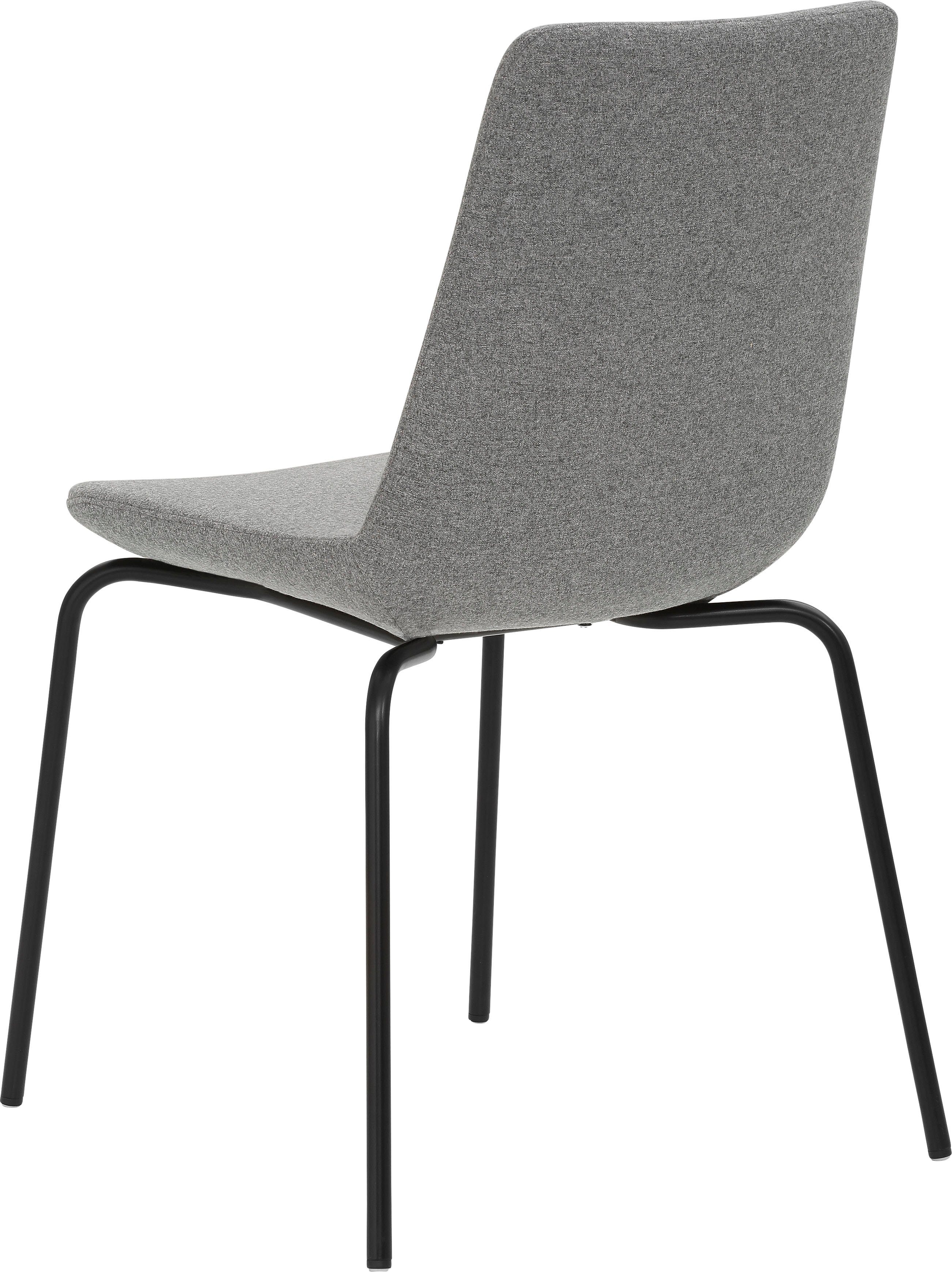 schwarz Sitzmöbel (1 | Mayer myHELIOS Grau-meliert St) Grau-meliert 4-Fußstuhl |