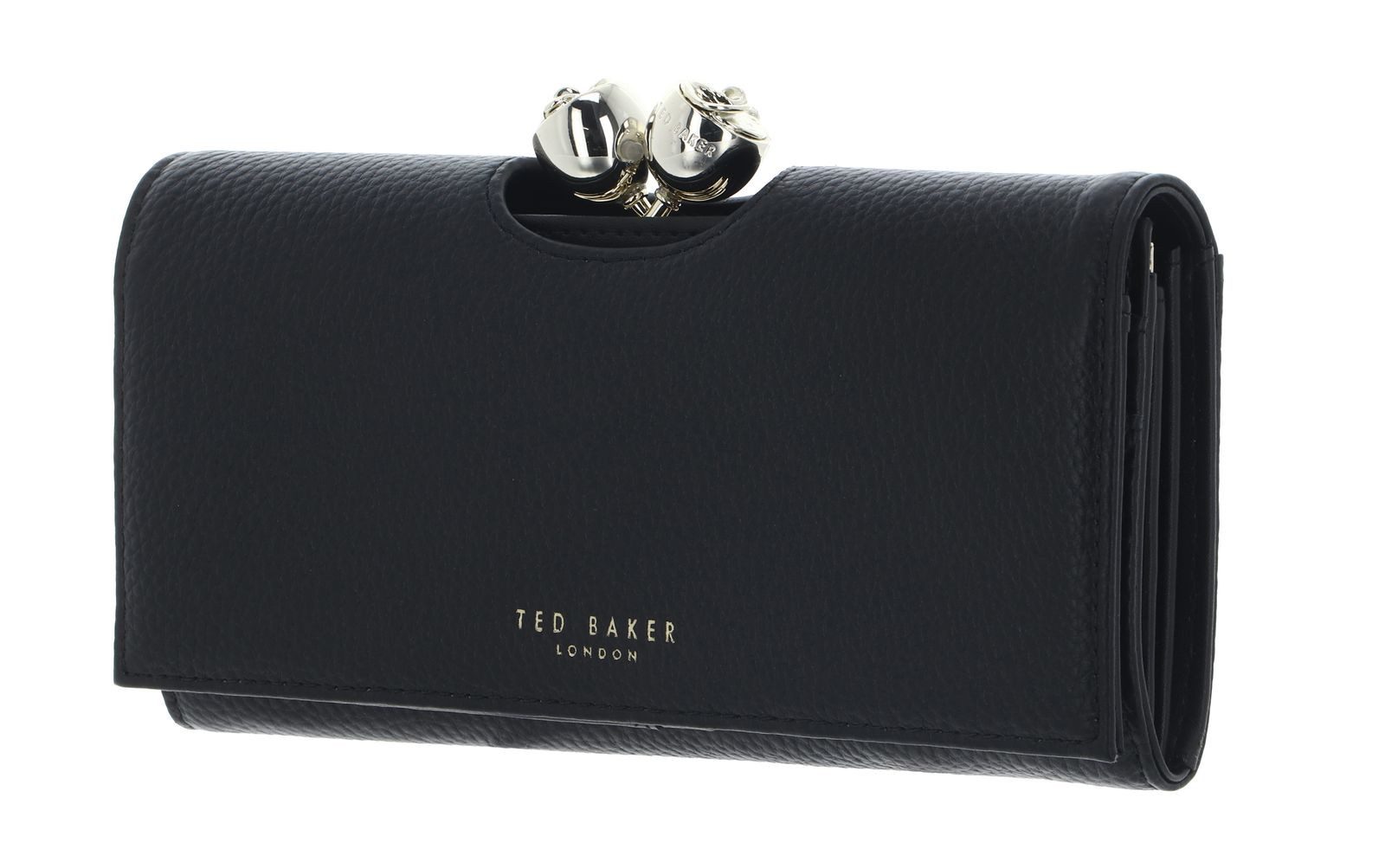 Ted Baker Geldbörse Rose Detail Leather Bobble Purse, aus echtem Rindsleder
