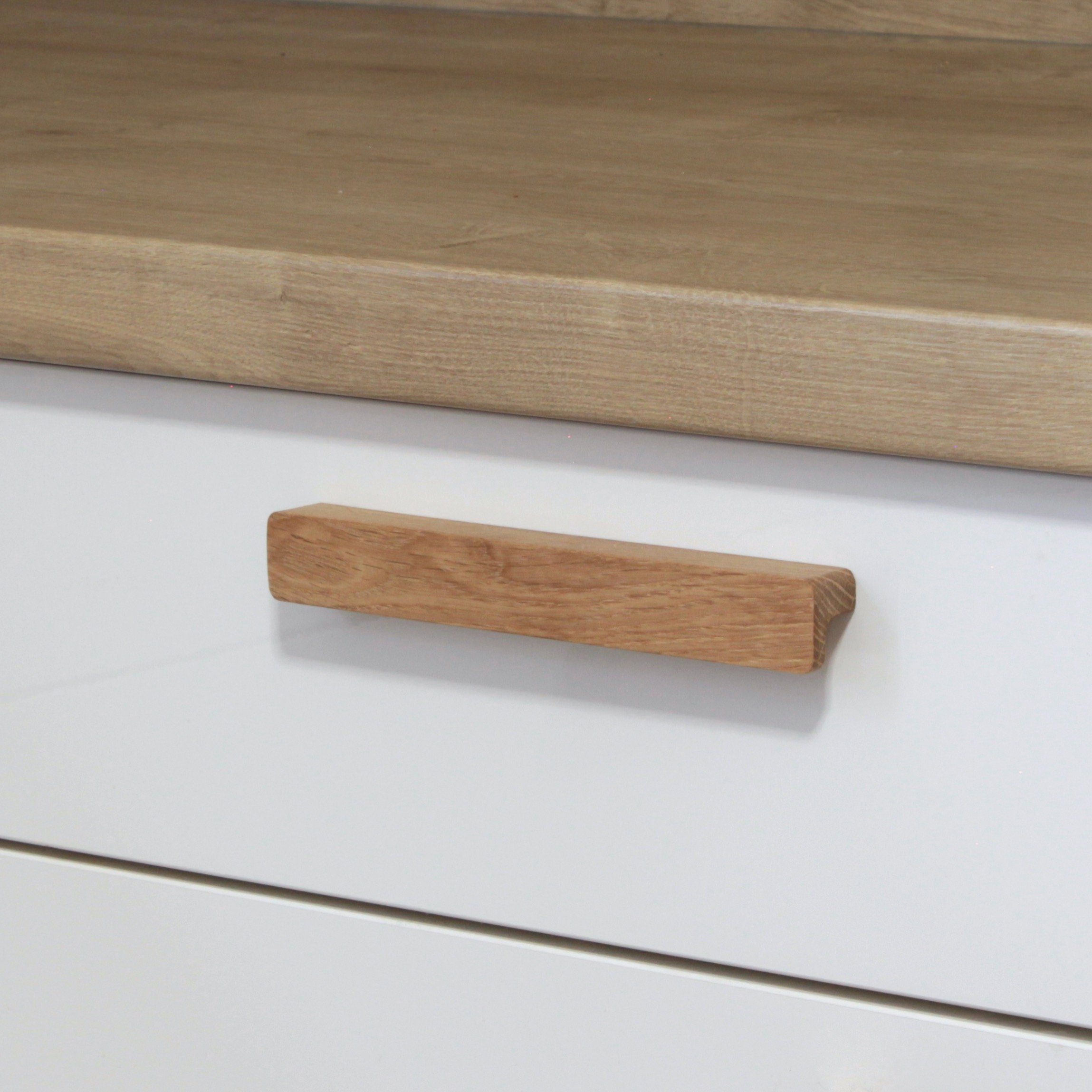 usw. ekengriep Möbelgriff 203, aus Küche, Holzgriff für Schubladen IKEA Eiche Schrank,