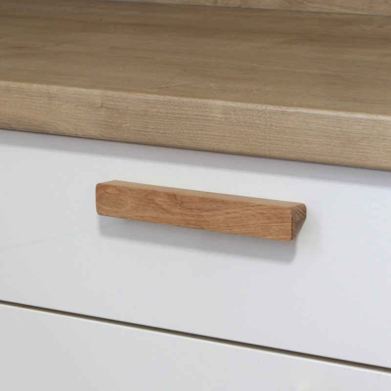 ekengriep Мебліgriff 203, Holzgriff aus Eiche für Küche, IKEA Schrank, Schubladen usw.