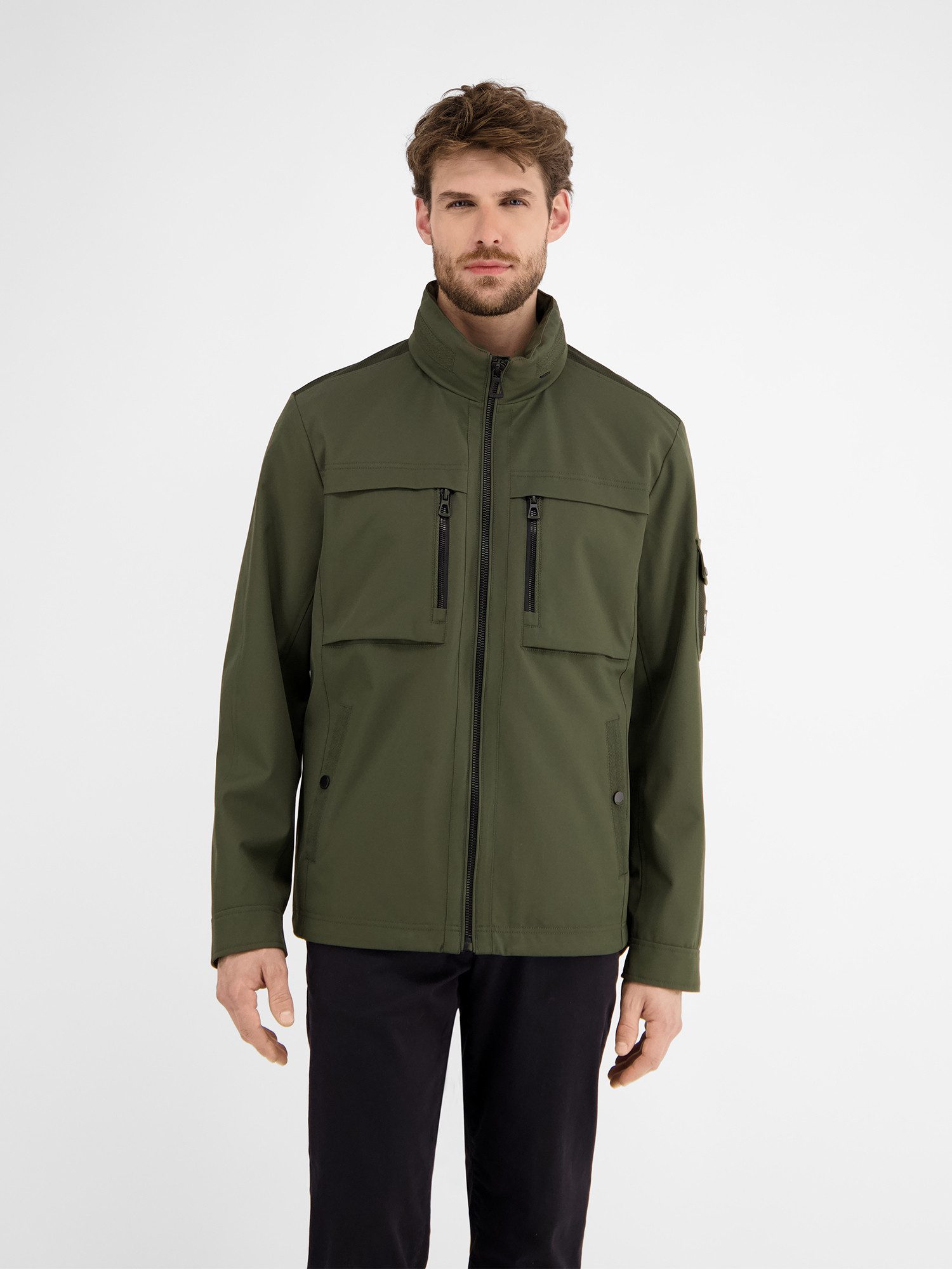 Outdoorjacke Shell-Blouson mit Kapuze