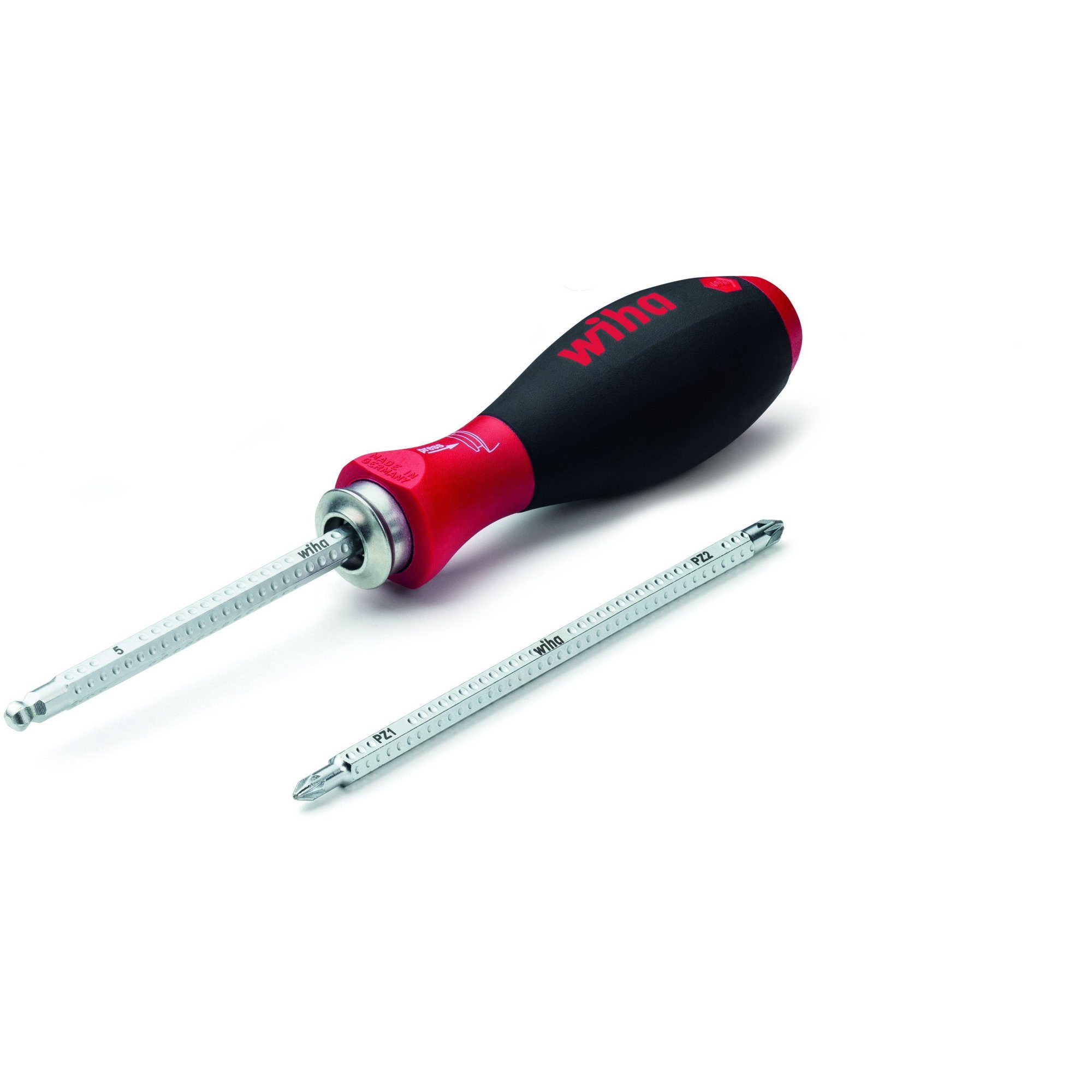 Wiha Werkzeugset Wiha Schraubendreher mit Wechselklingen-Set SYSTEM, (12-tlg)