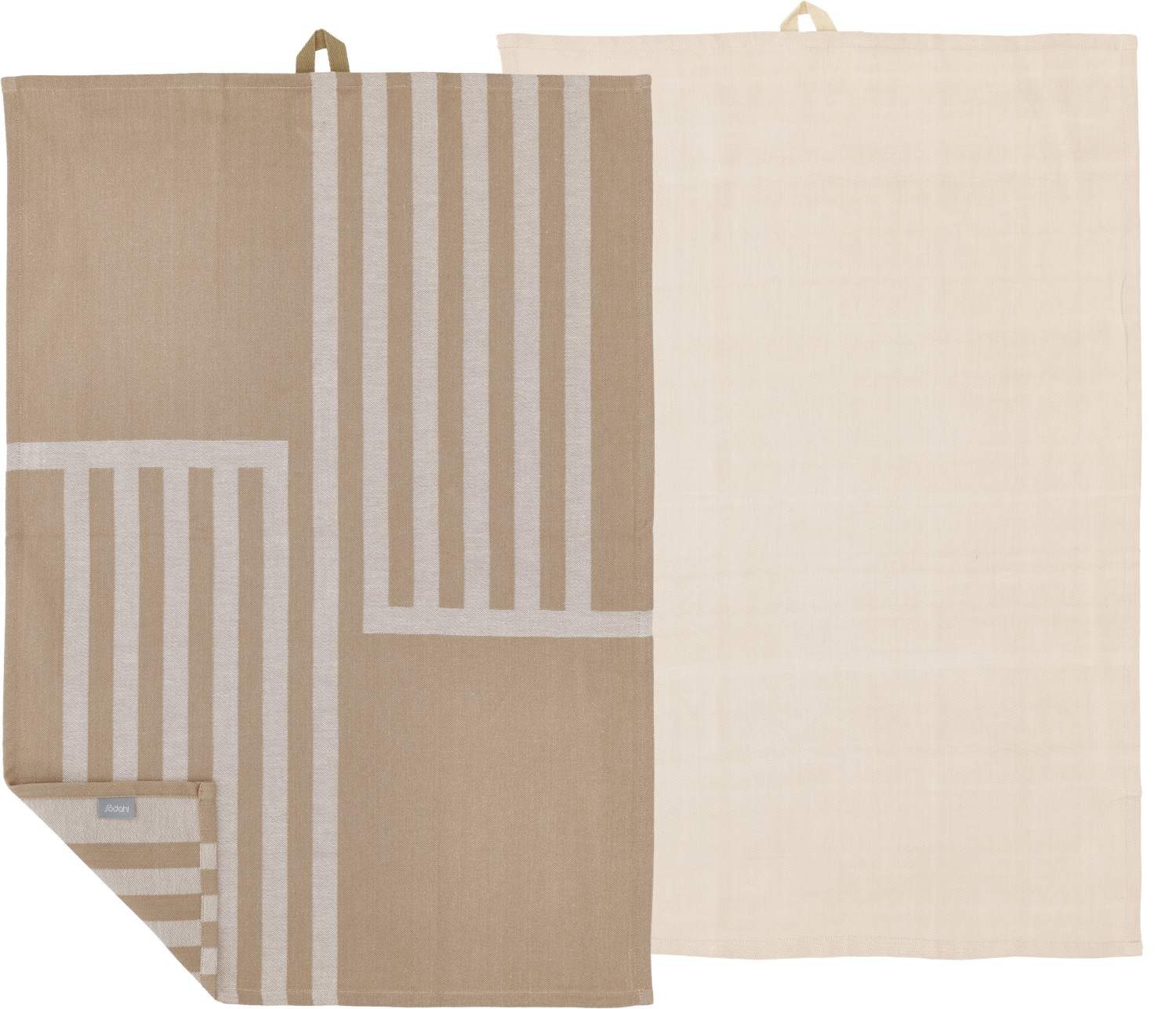 Södahl Ersatzscherkopf Södahl Geschirrtuch 50x70 Reflection 2 Stck. Warm Taupe