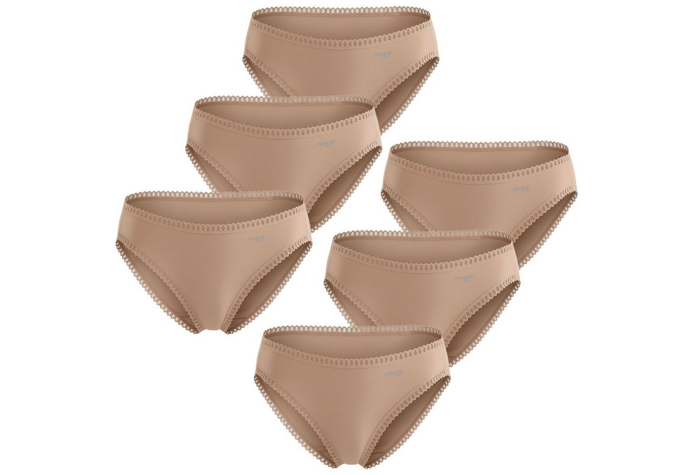 sloggi Slip High Leg GO CRUSH (Sparpack, 3er-Pack oder 6er-Pack) aus weichem Material im 3er- oder 6er SPARPACK