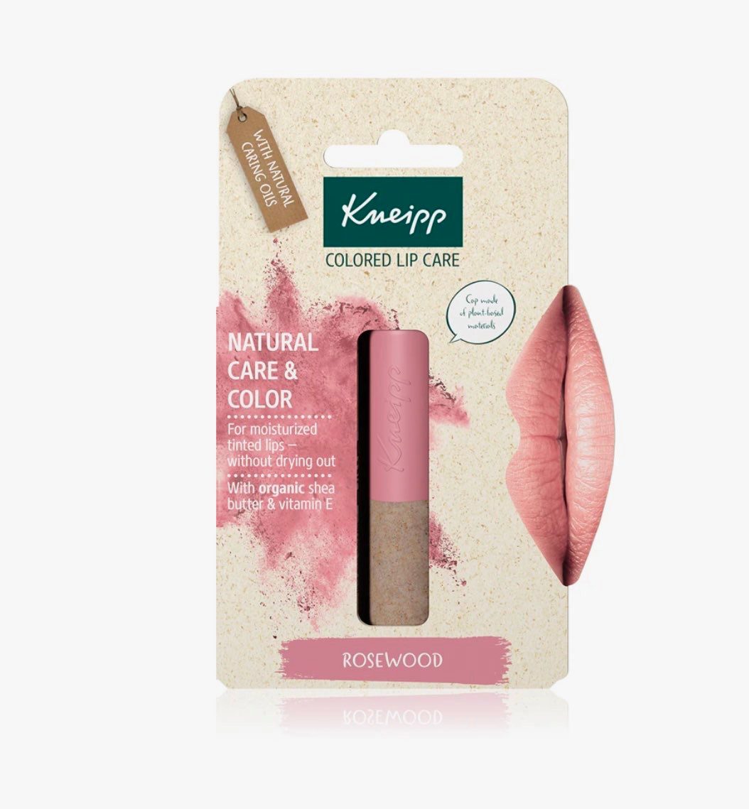 Kneipp Lippenpflegestift Kneipp Farbige Lippenpflege Rosewood mit Bio Sheabutter & Vitamin E