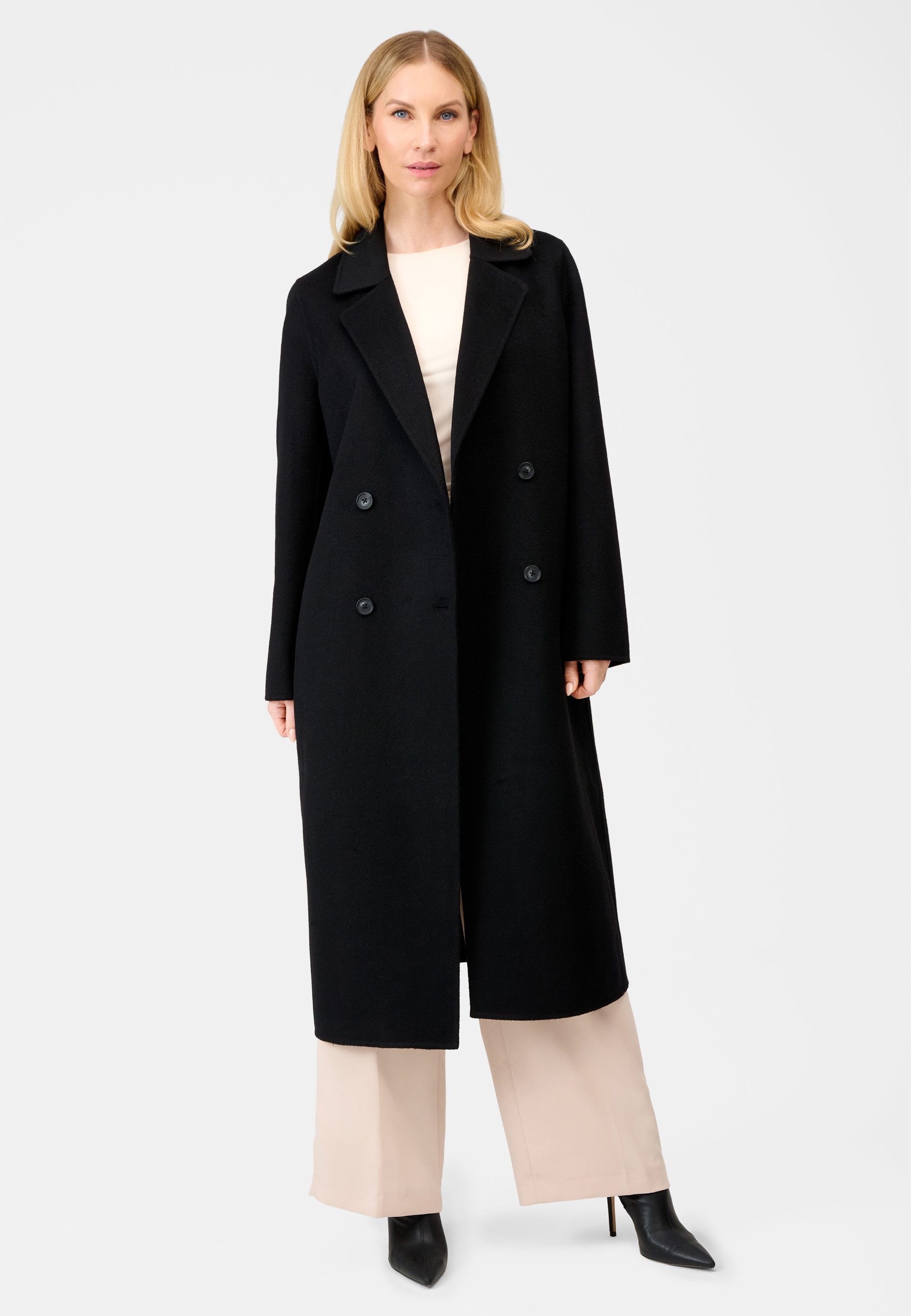 RICANO Wollmantel Clara Damen Wollmantel mit Reverskragen günstig online kaufen