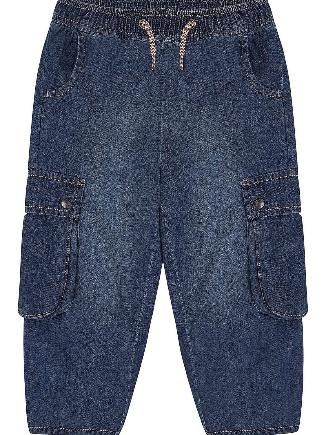 Hust & Claire Cargojeans HCTrevor Jeans (1-tlg) Jungen Jeans Blue Denim gefüttert