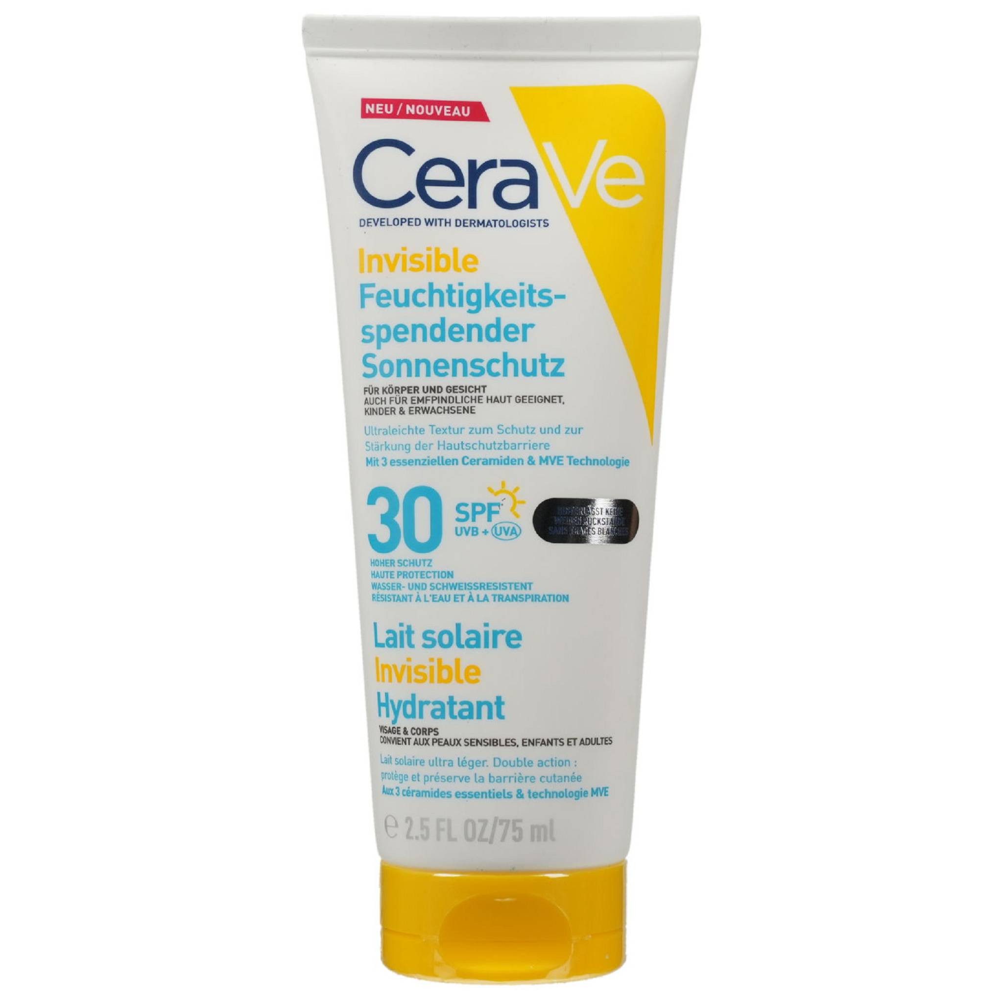 CeraVe Sonnenschutzcreme CERAVE Sonnenschutz Körper feuchtigkeitssp.SPF 30 75ml PZN 20115656