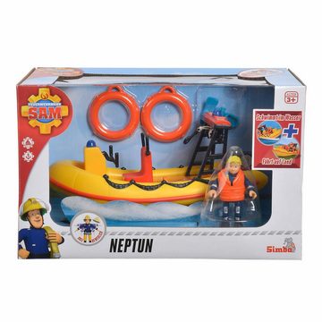 SIMBA Spielfigur Feuerwehrmann Sam Neptune Boot mit Penny