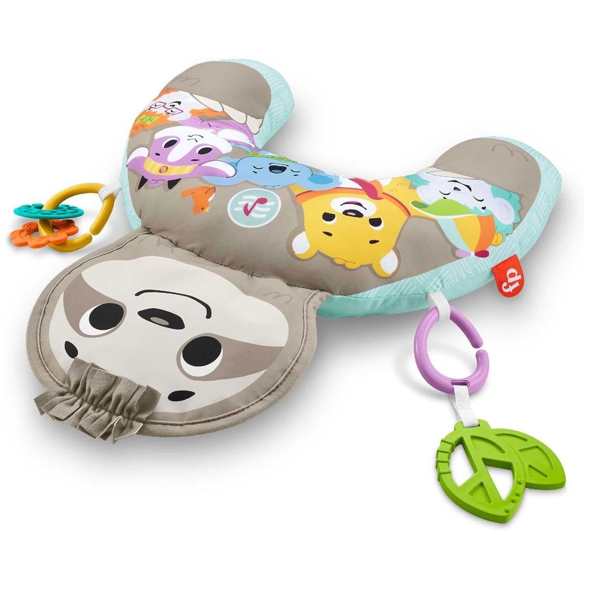 Mattel® Plüschfigur Mattel GRR01 - Fisher-Price - Faultier Spielkissen mit Vibration und S