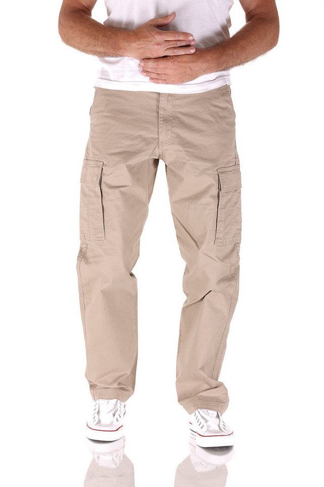 Jack & Jones Cargojeans Jack & Jones Kane Frank Cargo Relaxed Fit Herren Jeans Hose