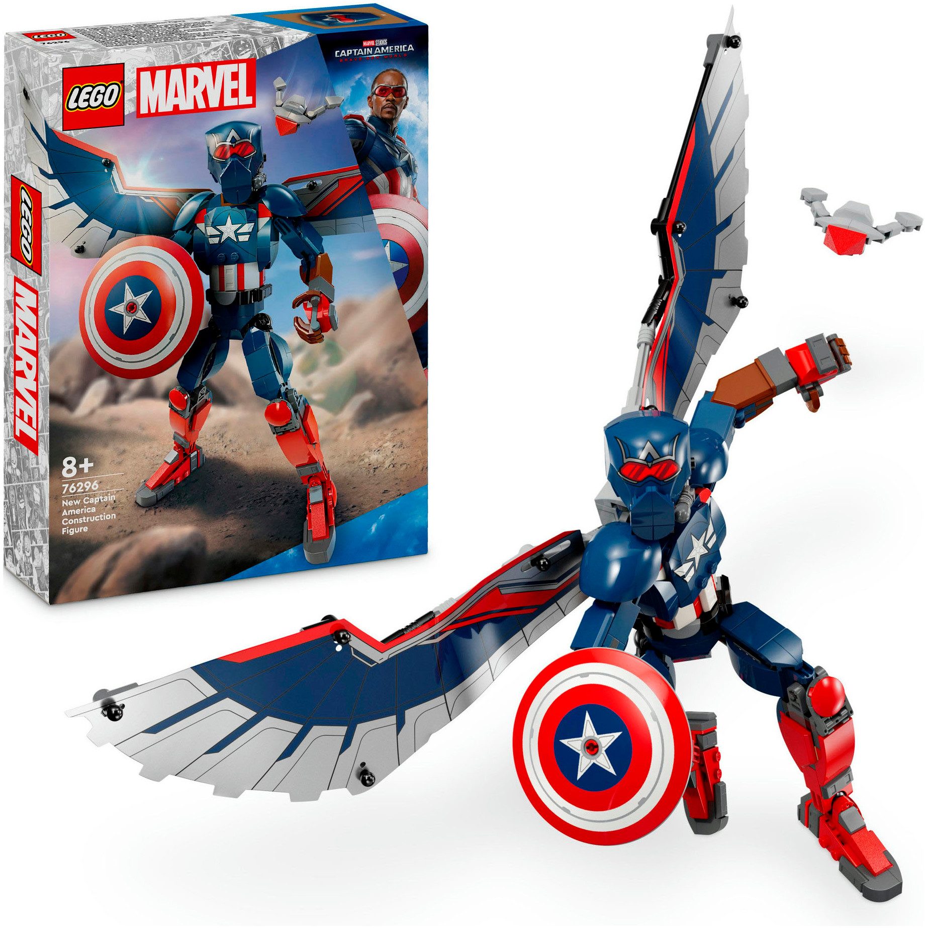 LEGO® New Captain America Baufigur (76296), LEGO Super Heroes Konstruktions günstig online kaufen