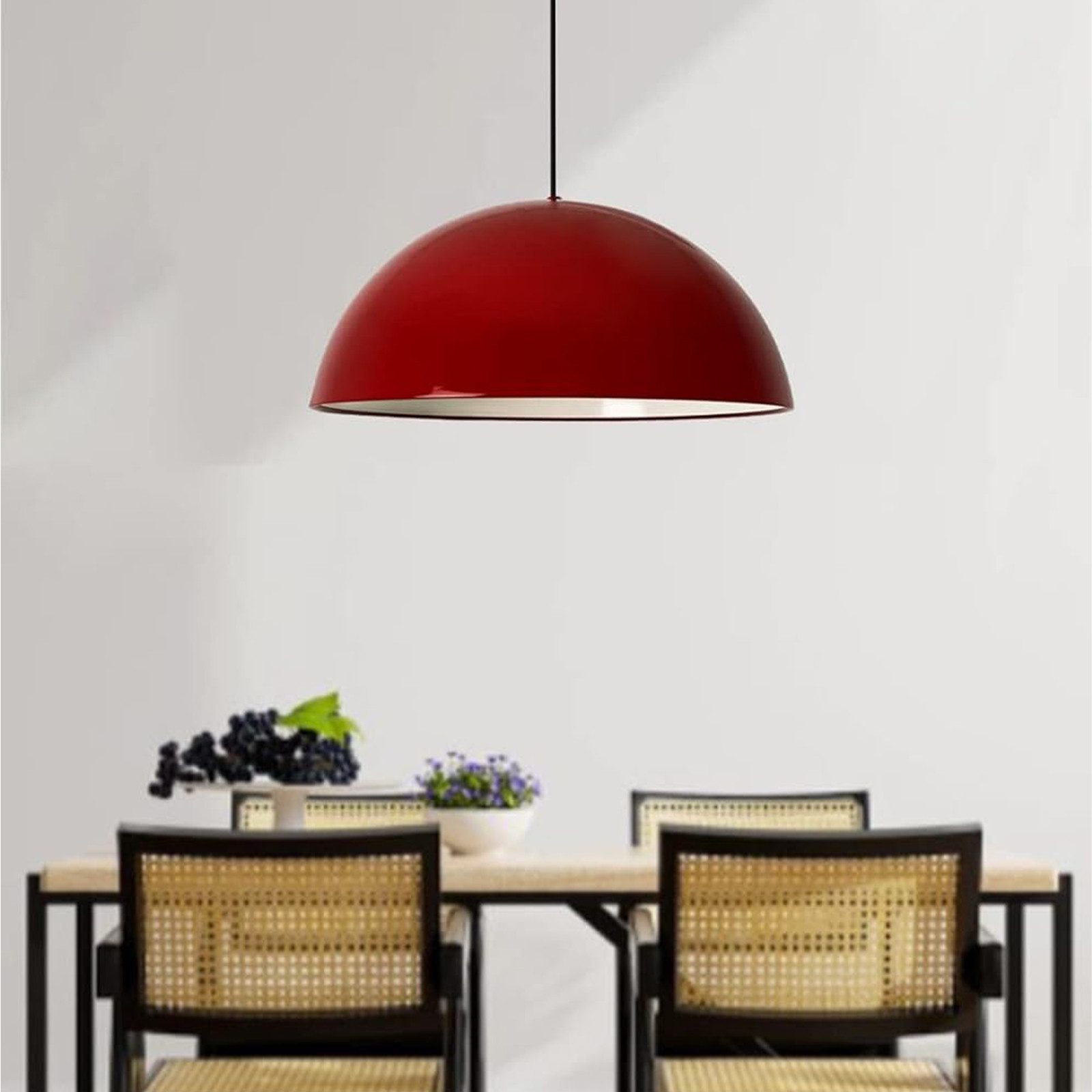 Bamyum Pendelleuchte Bamyum Pendelleuchte Groß I Lipeo I Ø50 cm Hängelampe Modern Lampe, ohne Leuchtmittel