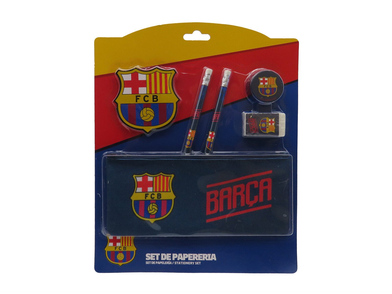 FC Barcelona Federmäppchen - Schreibset mit Bleistiften, (1-tlg) – Bild 2 von 5
