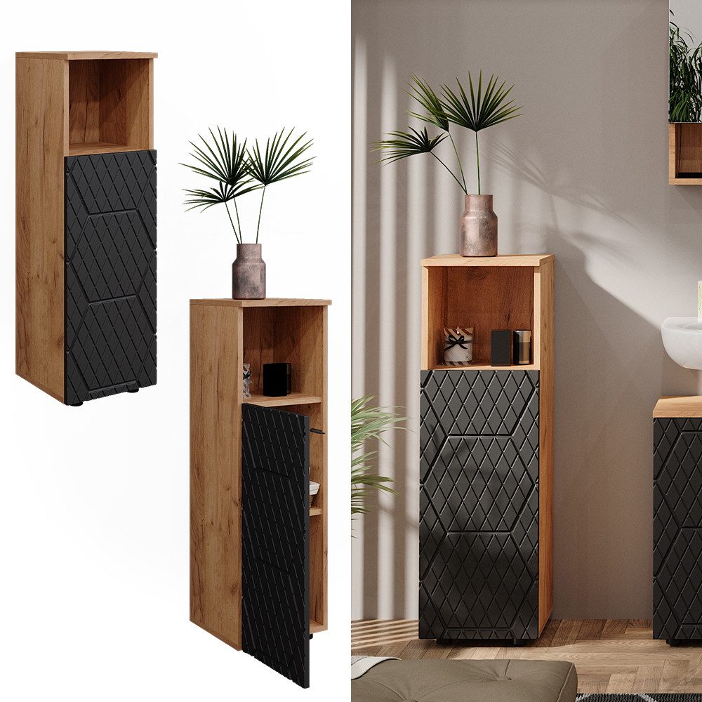 Vicco Midischrank Irma, Goldkraft Eiche/Anthrazit, 30 günstig online kaufen