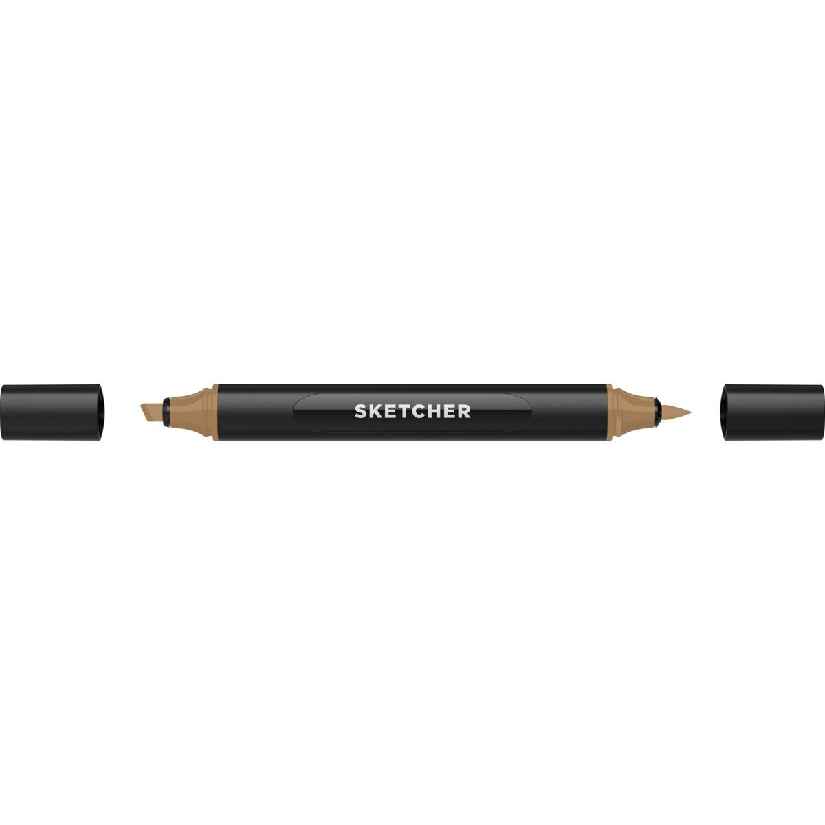 Filzstift Twinmarker Sketcher brush+chisel BR480 gebrannte siena