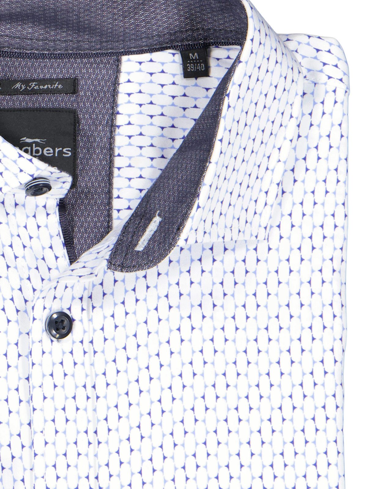 Engbers Langarmhemd Herren Hemd "My Favorite", Hellblau