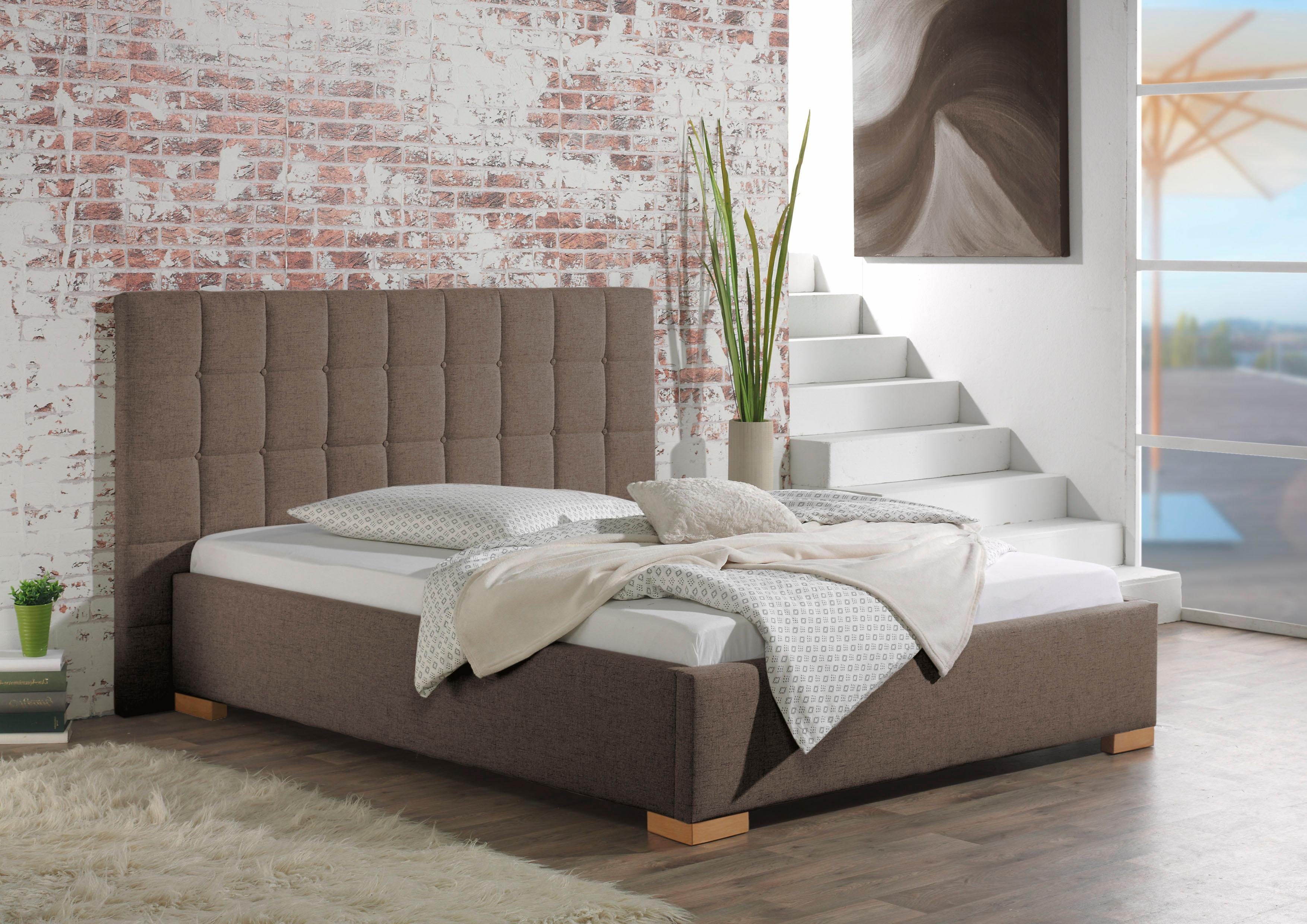 Maintal Polsterbett Cueno, mit und ohne Matratze in 2 Ausführungen, Steppung mit Knopfheftung