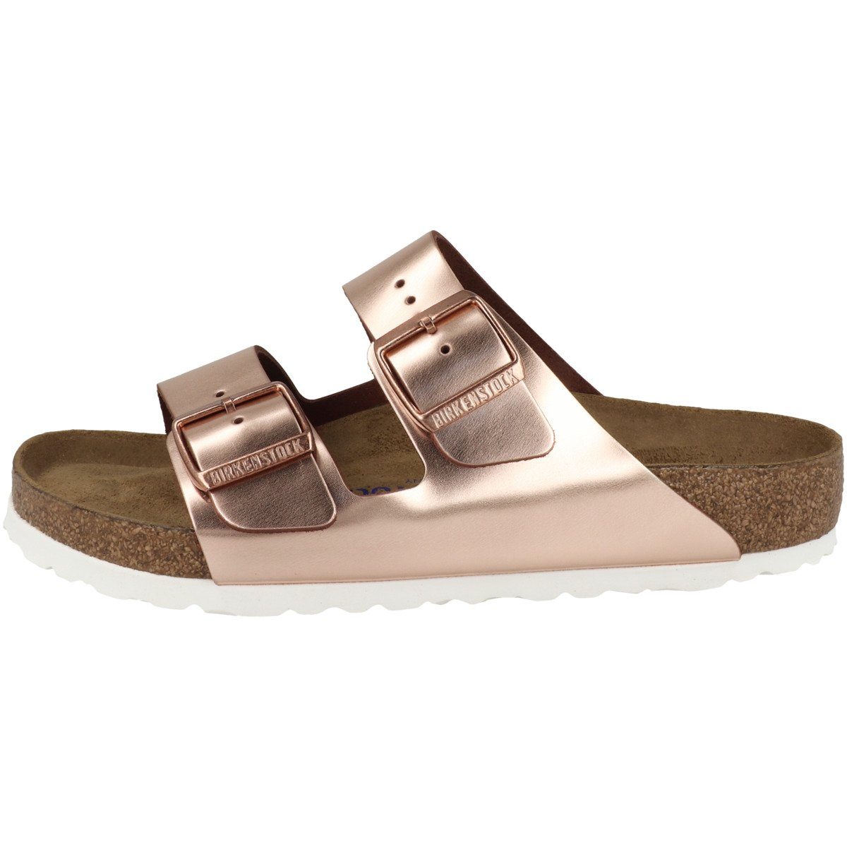 Birkenstock Arizona Glattleder Weichbettung schmal Damen Sandale Sandalette günstig online kaufen