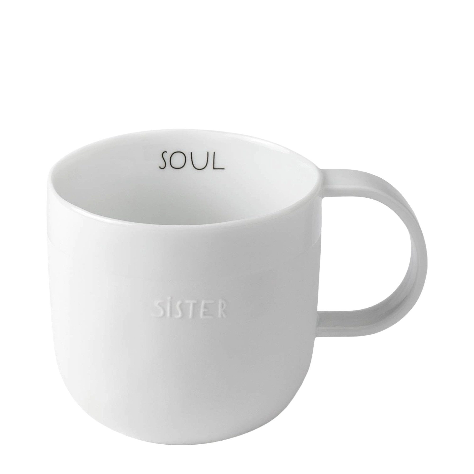 Räder Tasse räder Guten Morgen Tasse Soul Sister Porzellan Weiß, Porzellan