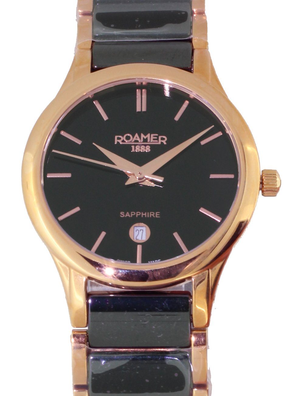 Roamer Quarzuhr Roamer Quarzuhr 657844 49 55 60 C-Line, (Rosegold)