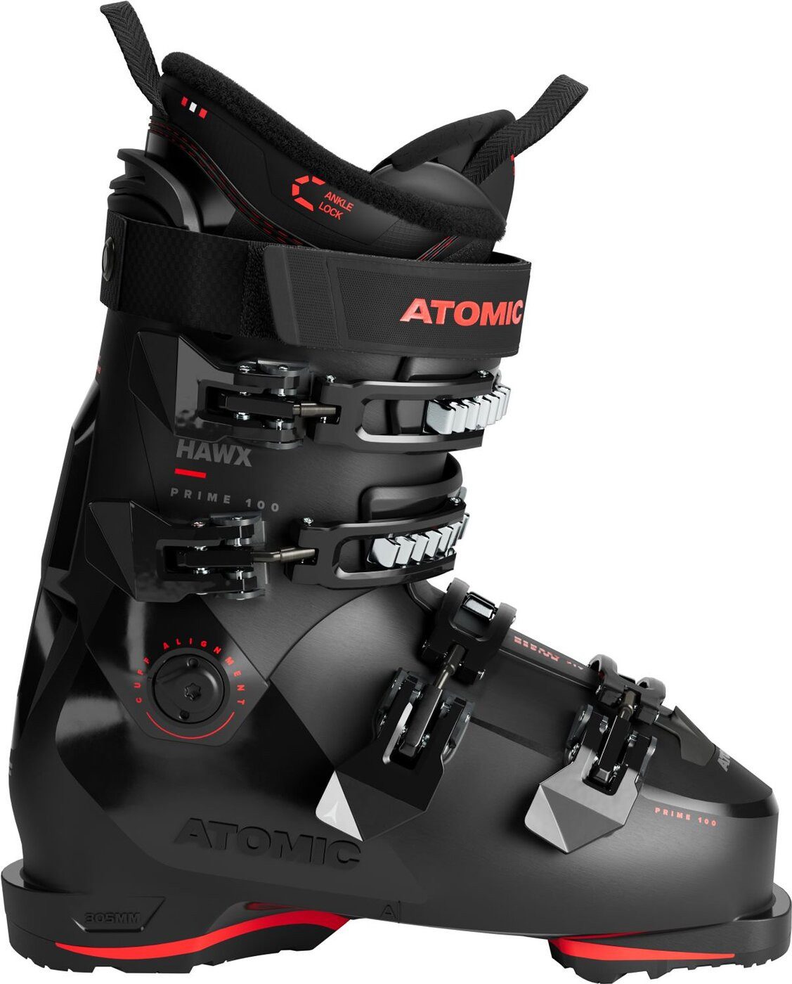 Atomic HAWX PRIME 100 BLACK/RED/ Skischuh