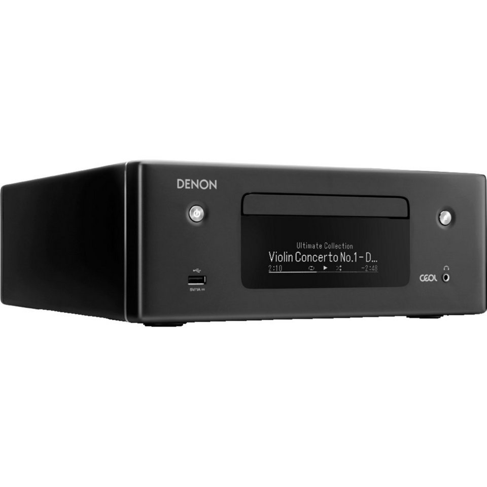 Denon RCD-N10 Kompaktanlage (Bluetooth, CD, WLAN, USB-Audiowiedergabe),  Radio Tuner: FM (UKW), AM (MW), RDS