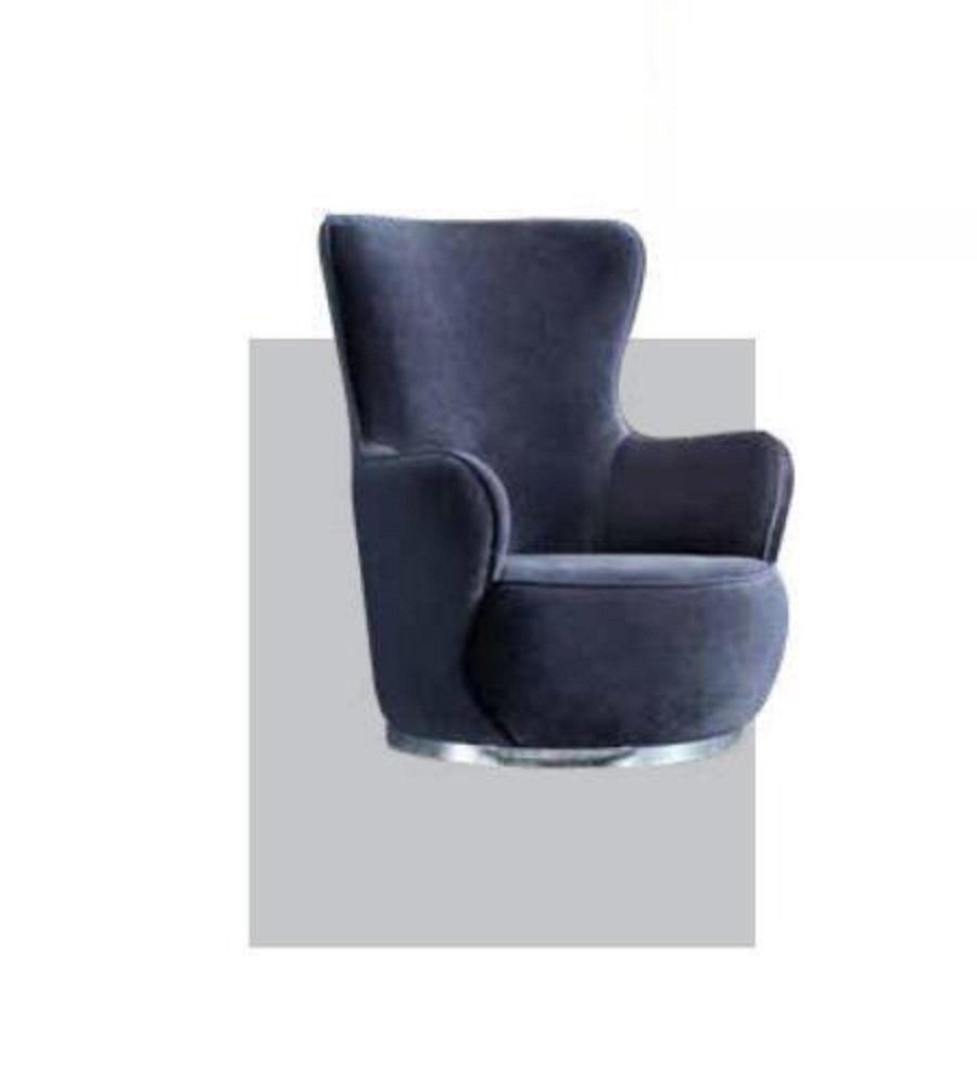 JVmoebel Wohnzimmer-Set Designer Wohnzimmer Sitzgarnitur 2x Dreisitzer Sofa Europa Sessel), (3-St., Textilmöbel in Sitzer 3 + Made 1x Modern, Sessel
