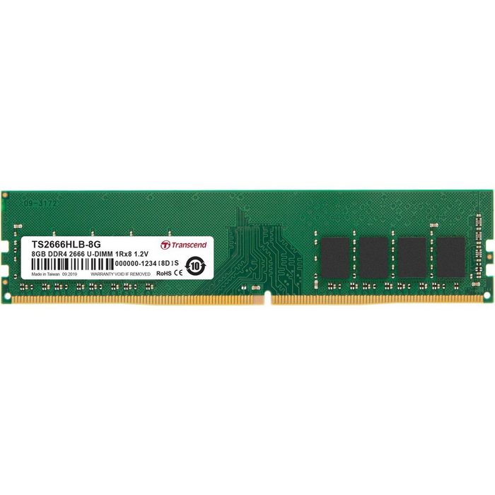 Transcend DIMM 8 GB DDR4-2666 Arbeitsspeicher