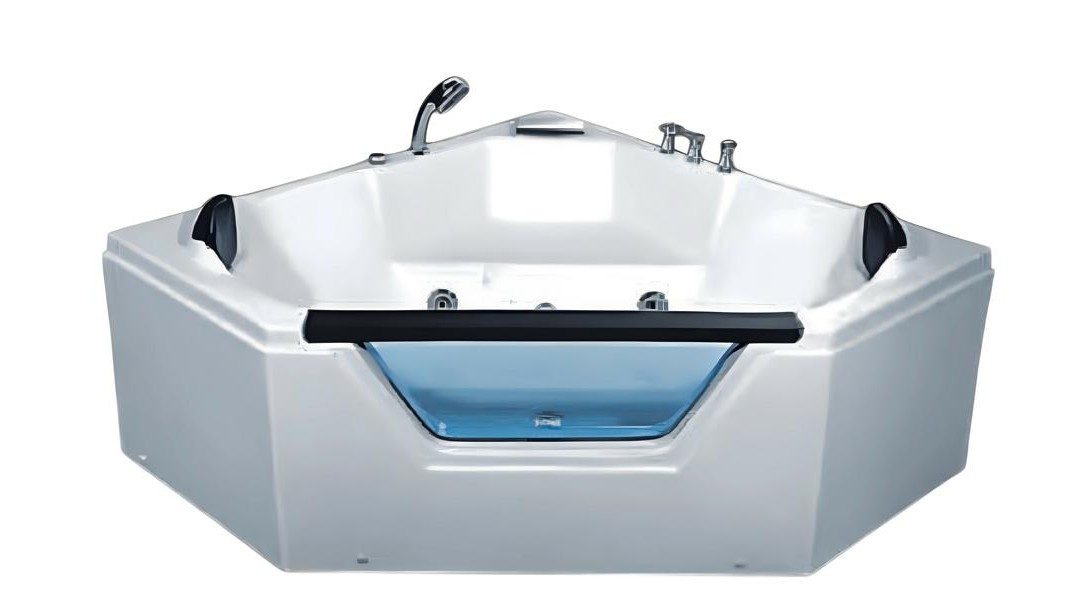 Xlmoebel Whirlpool-Badewanne XLMOEBEL Wellnesswanne aus Acryl mit Hydromassage-Funktion, Made in Europa
