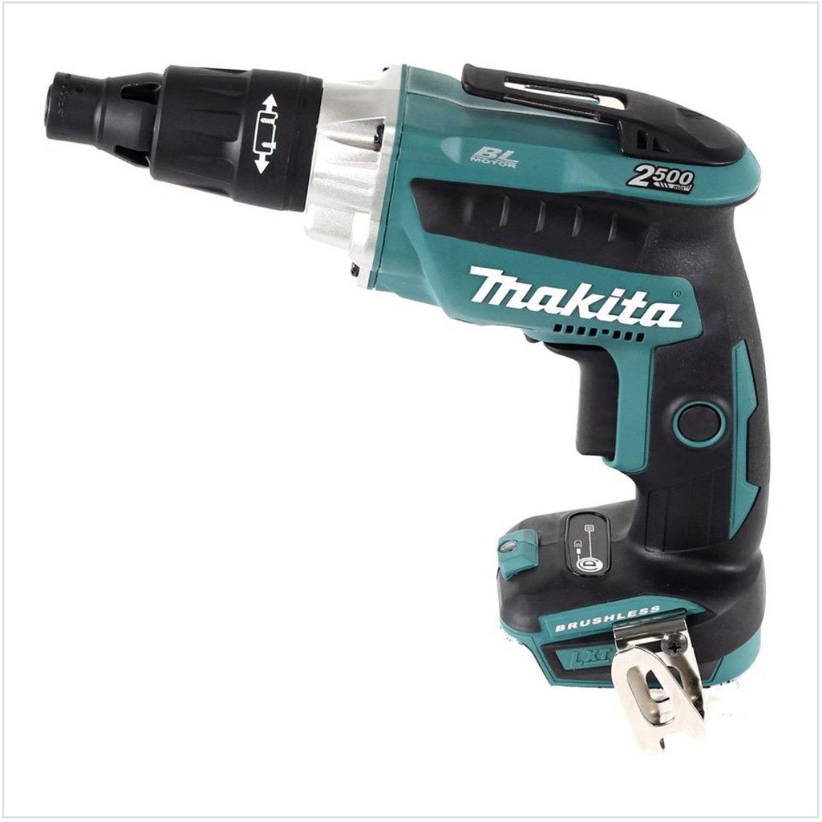 Makita Akku-Magazinschrauber DFS 251 RTJ Akku Trockenbauschrauber 18V Brushless + 2x Akku 5,0Ah +