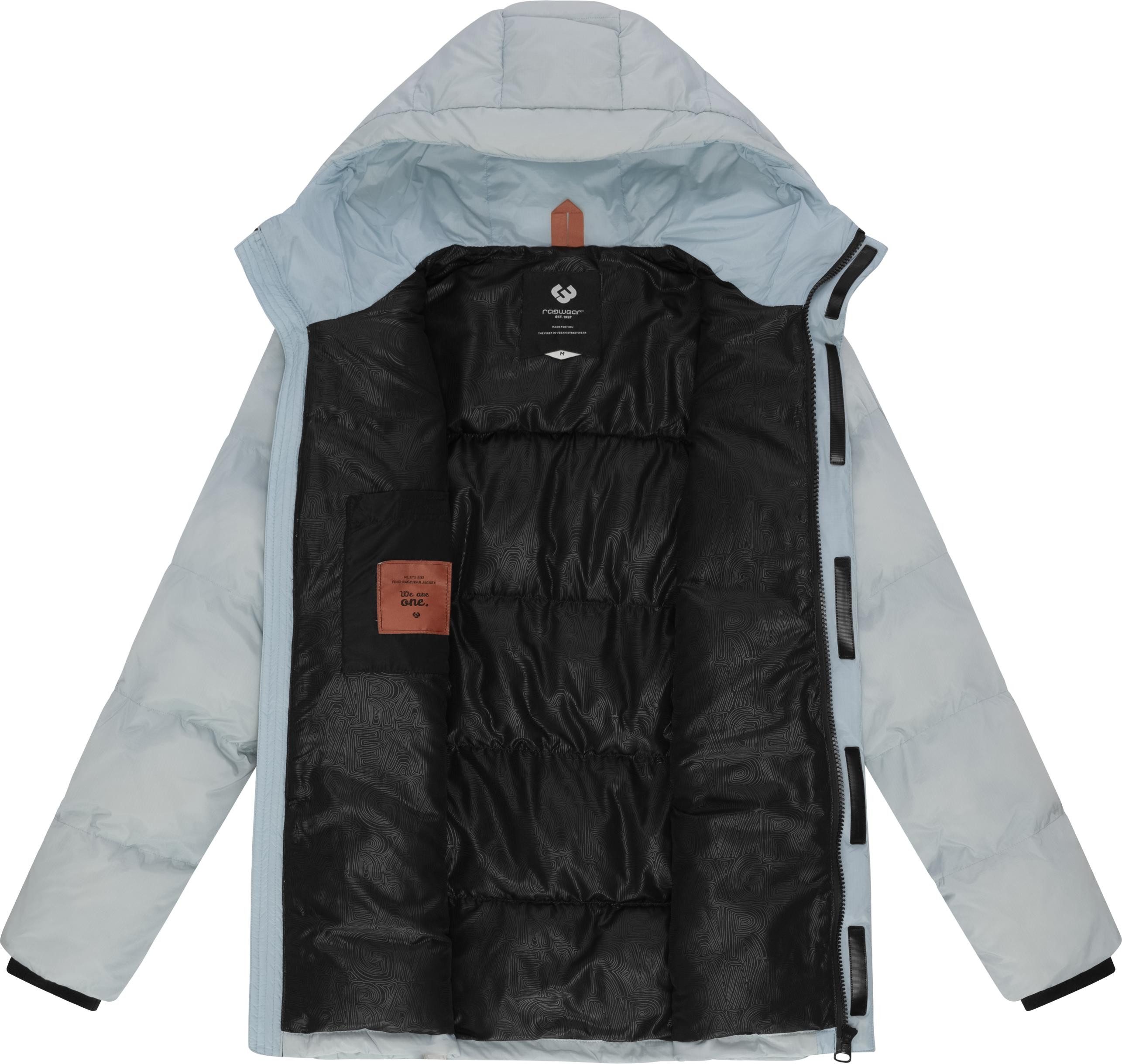 Ragwear Steppjacke Mikkesh Sportliche Herren Winterjacke mit Kapuze