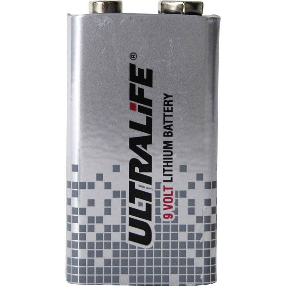 UltraLife High Energy Lithium 9 V Block Batterie 9VLJP10 Batterie