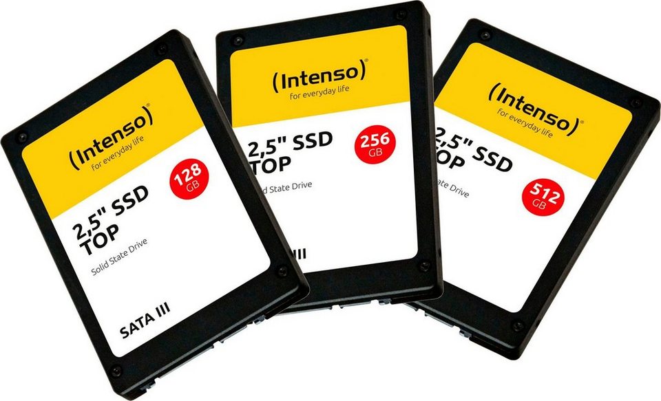 Intenso Top interne SSD, Schreibgeschwindigkeit: 500 MB/s