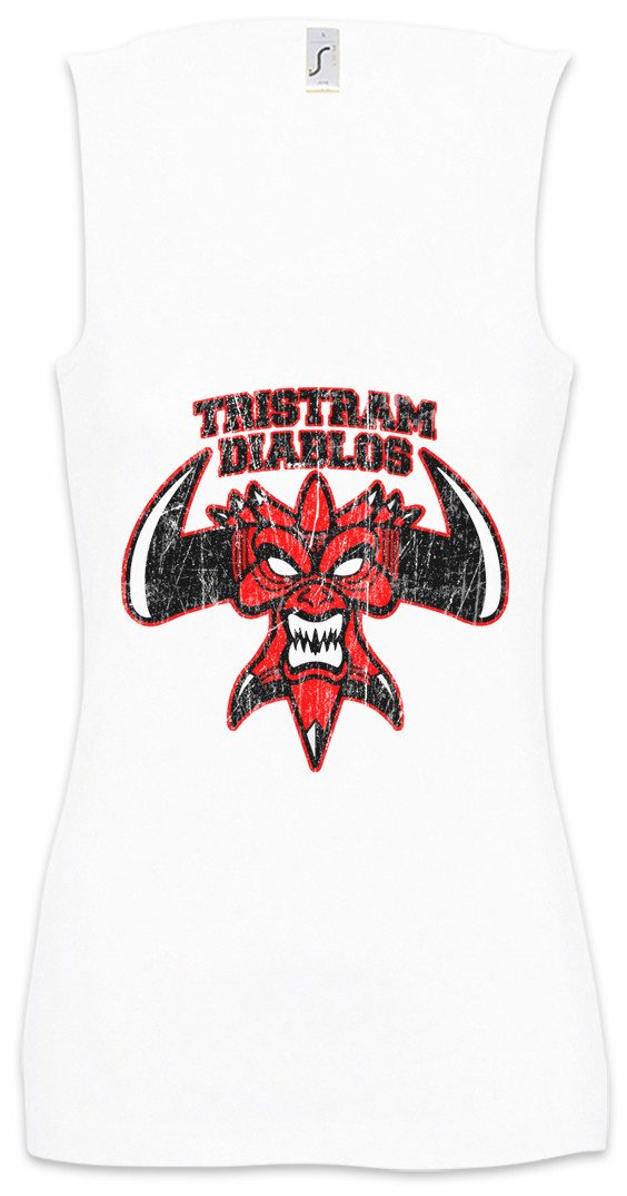 Tanktop Tristram Diablos Ärmelloses Damen T-Shirt Gamer Gaming Nerd Diablo