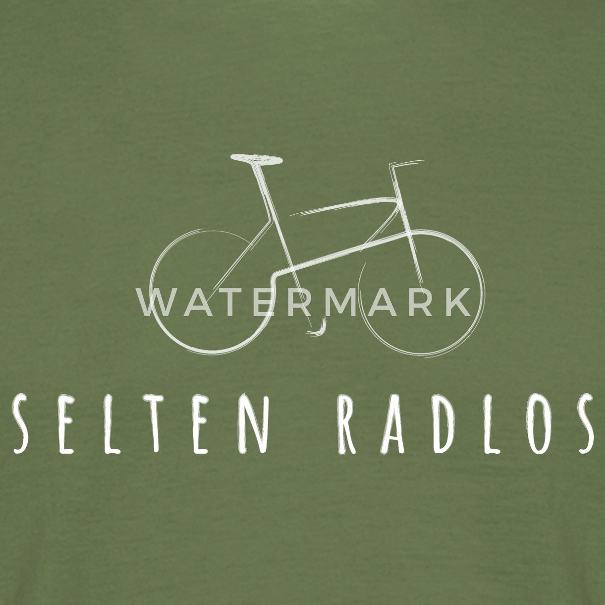 Spreadshirt T-Shirt Fahrrad Geschenk Selten Radlos günstig online kaufen