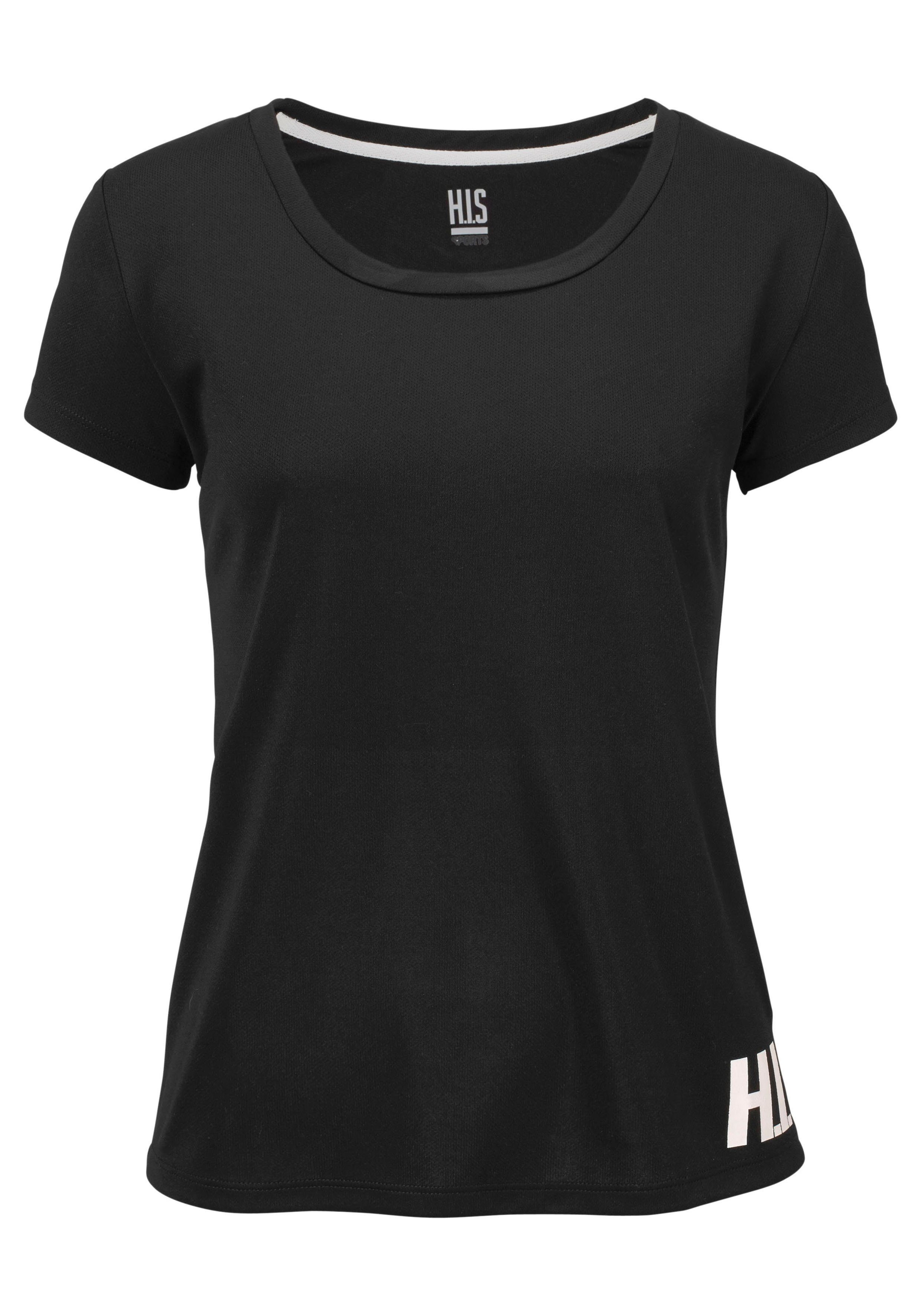 H.I.S Funktionsshirt (Spar-Set, 2er-Pack) figurbetonter Schnitt, sportlicher Look, mit trendigem Logodruck