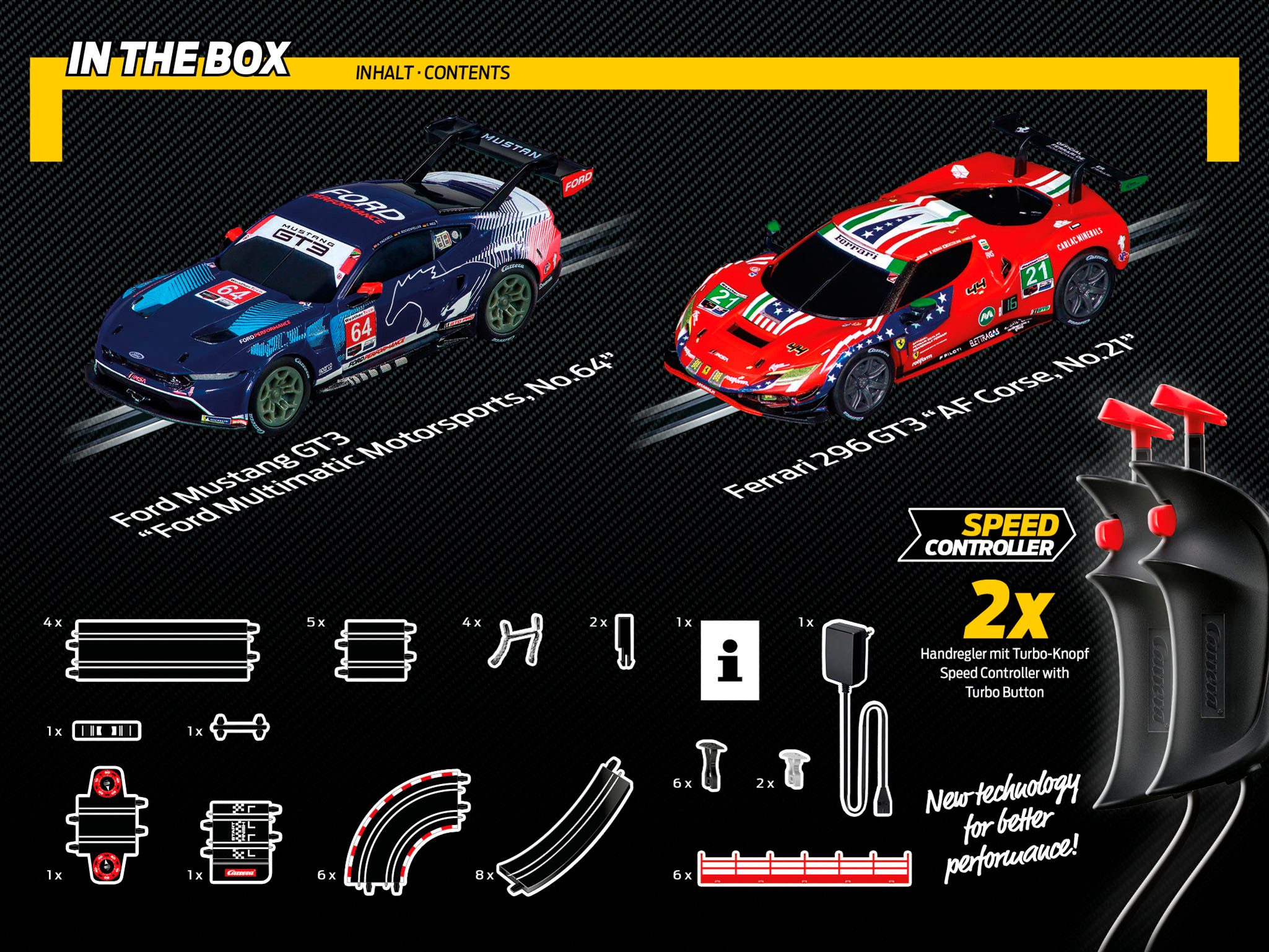 Carrera® Autorennbahn Carrera GO!!! GT Powerplay (Streckenlänge 4,9 m)