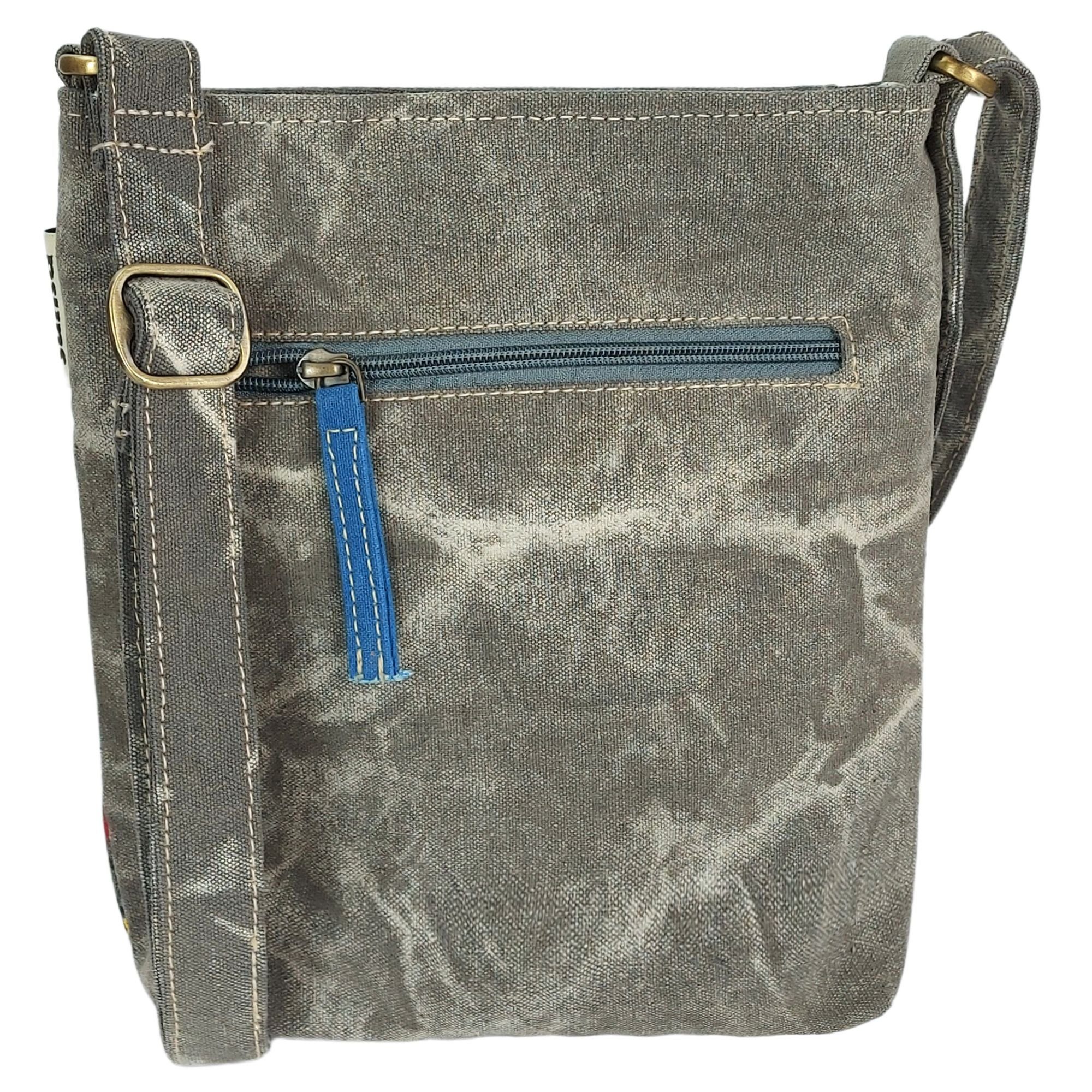 Sunsa Umhängetasche Damen Umhängetasche. Canvas Schultertasche. Vegane Crossbody Bag, Nachhaltig & Vegan Produkt