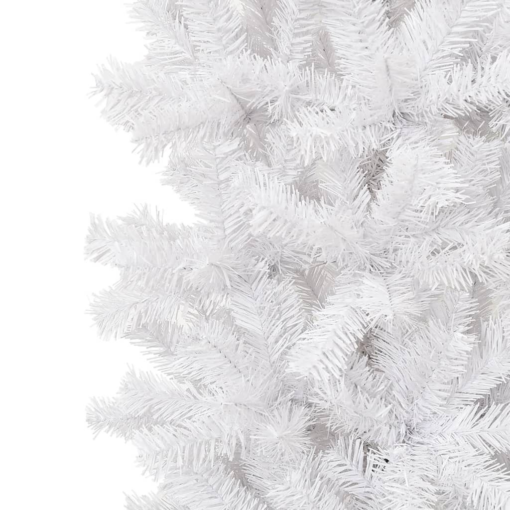furnicato Künstlicher Weihnachtsbaum Weihnachtsgirlande Weiß cm 240