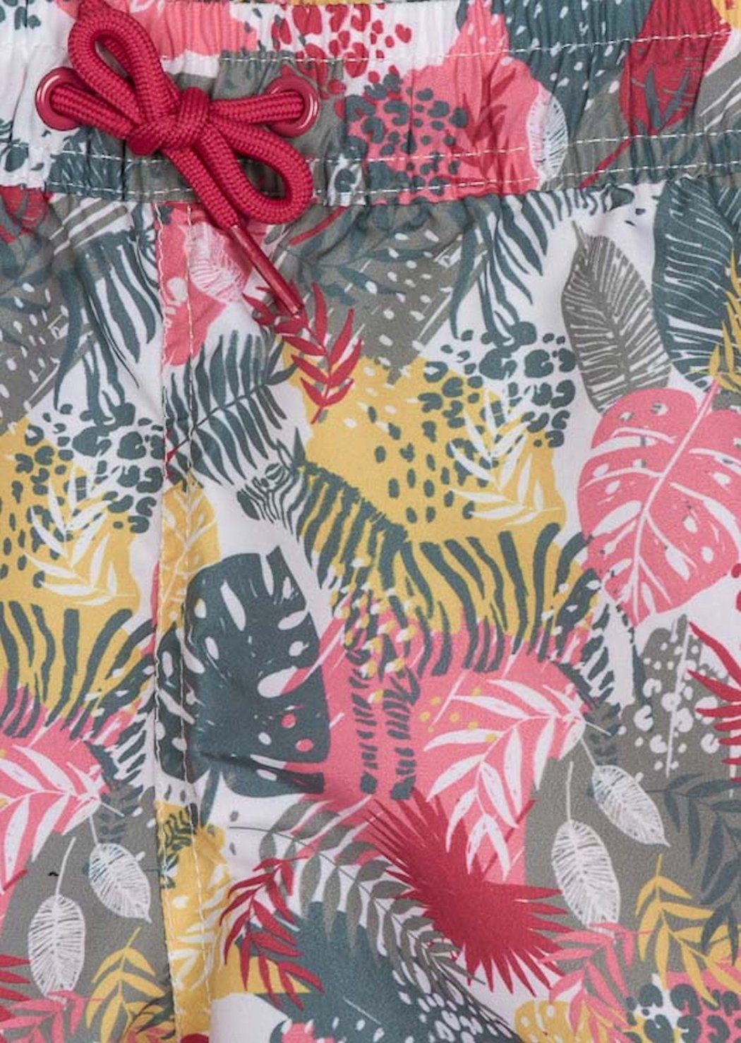 LOSAN Shorts Losan Mädchen Shorts kurze Hose Dschungel bunt (1-tlg)