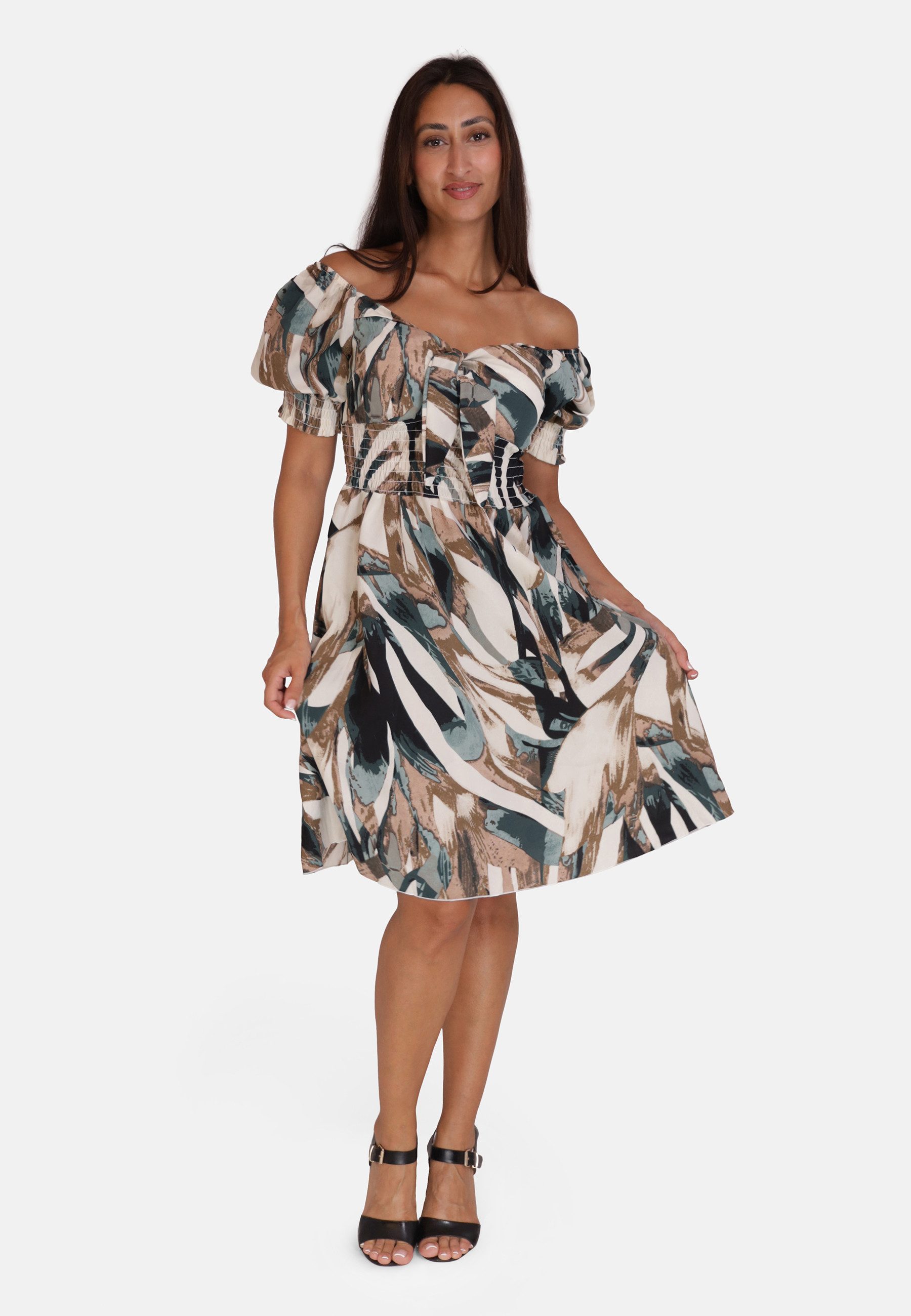 Elara Sommer Kleid mit Muster